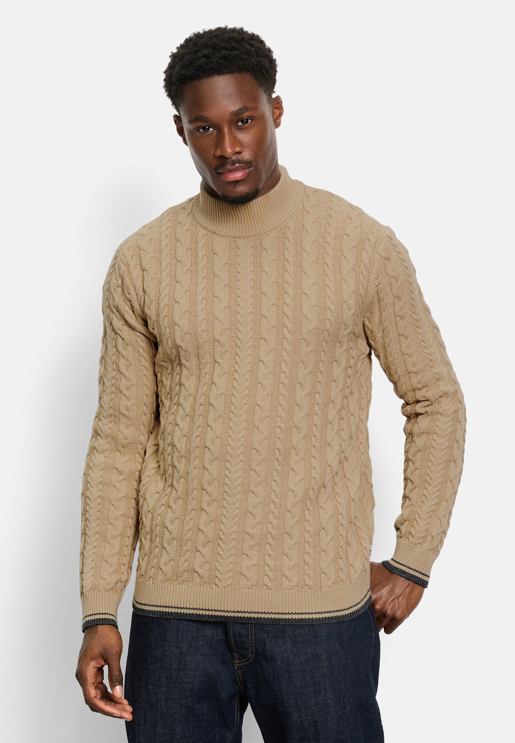 OLYMP Strickpullover "OLYMP Casual Strick, Pullover"
