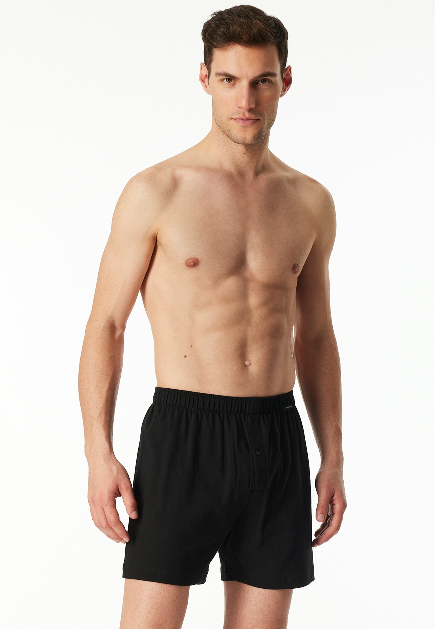 Schiesser Boxershorts »Boxershorts Multipacks«, (2er Pack), lockere Passform, mit Eingriff, Gummizug