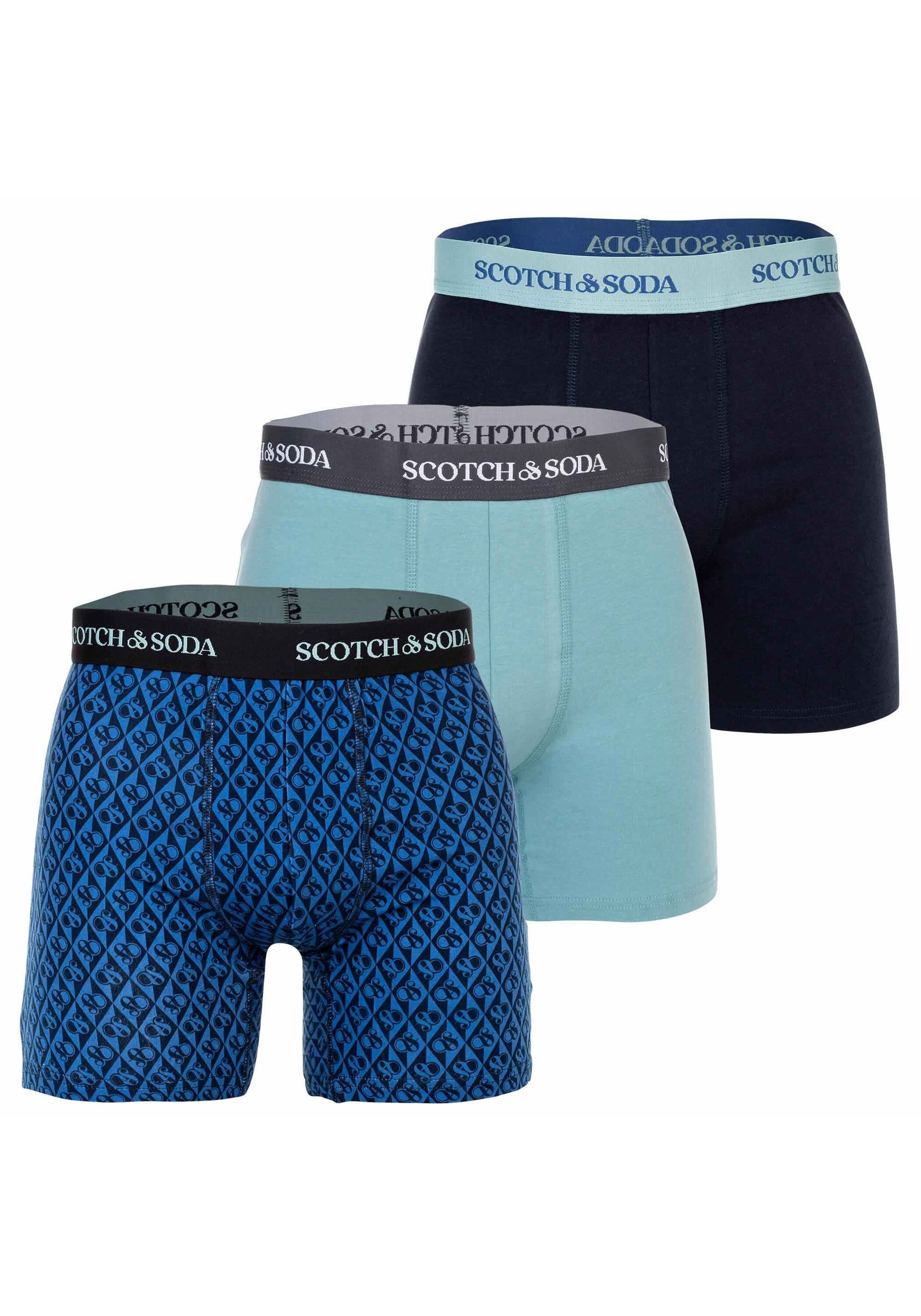 Scotch & Soda Boxershorts "Boxershort Cotton Stretch Boxer 3er Pack" günstig online kaufen