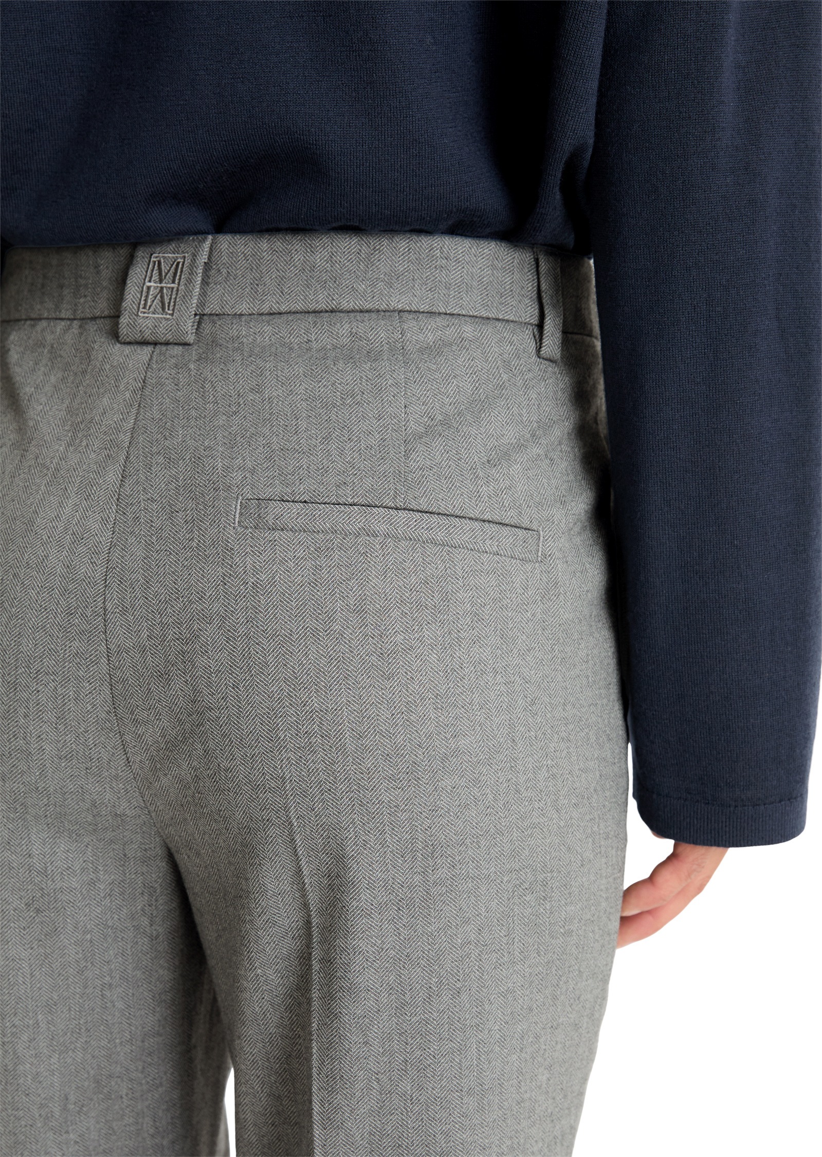 Marc O'Polo Chinohose »aus garngefärbtem Polyester-Viskose-Mix«