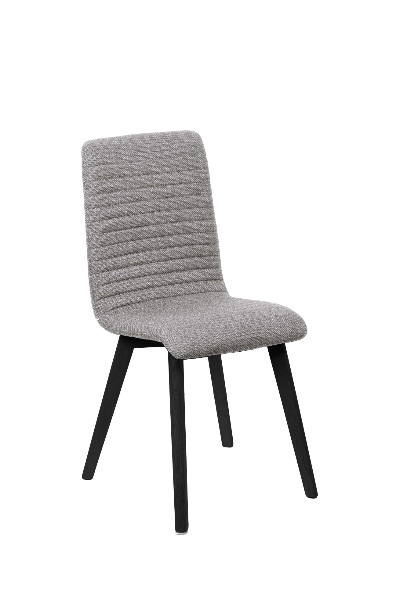 Home affaire 4-Fußstuhl »Arosa Esszimmerstuhl, Polsterstuhl, Küchenstuhl, Speisestuhl, Essstuhl«, (Set), 2 St., Chenille, 2er-Set, Beine aus Massivholz Eiche oder Buche, mit gestepptem Stoff