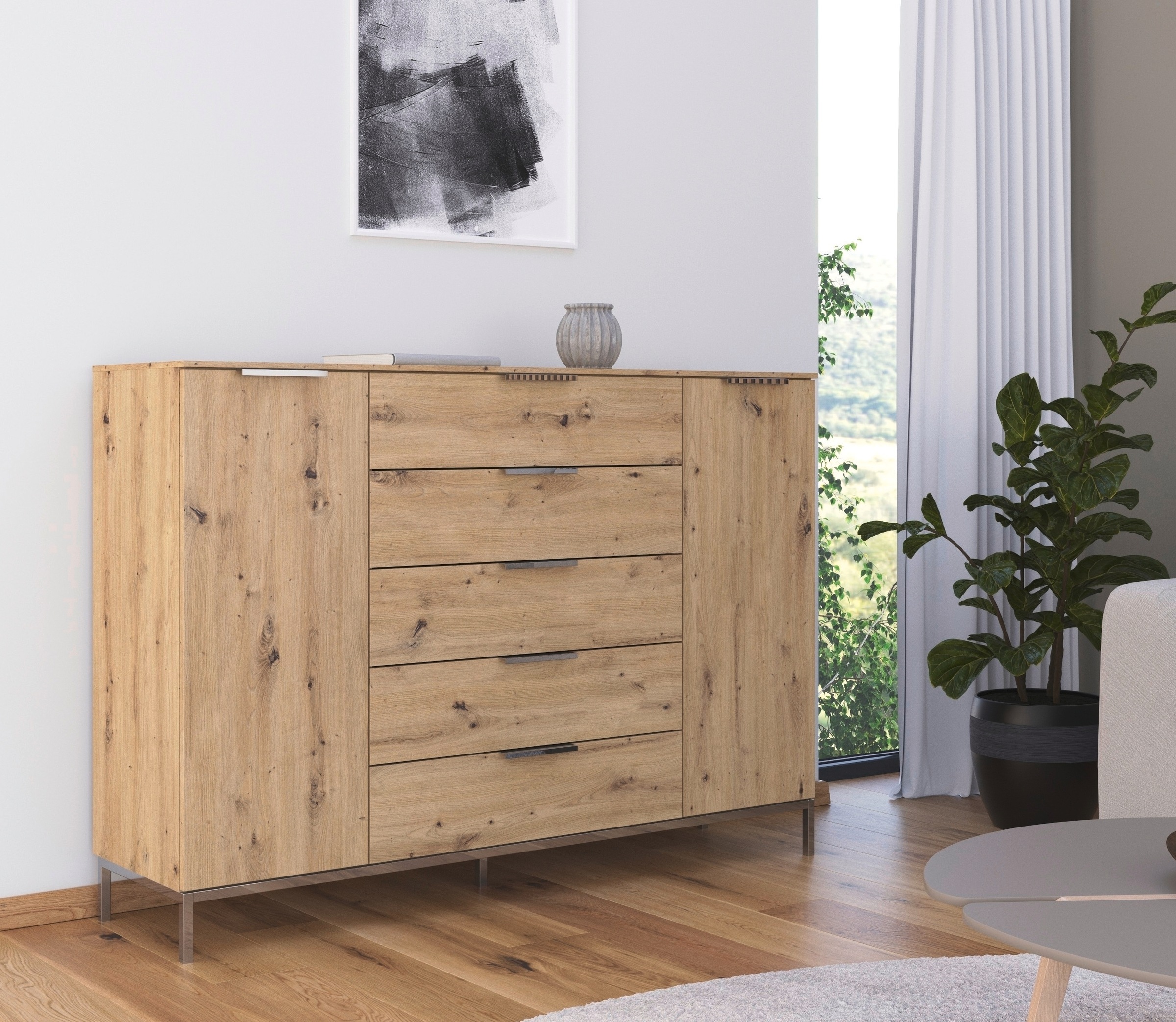 rauch Kombikommode "Kommode Türkommode Sideboard Kombikommode FLIPP", (Brei günstig online kaufen