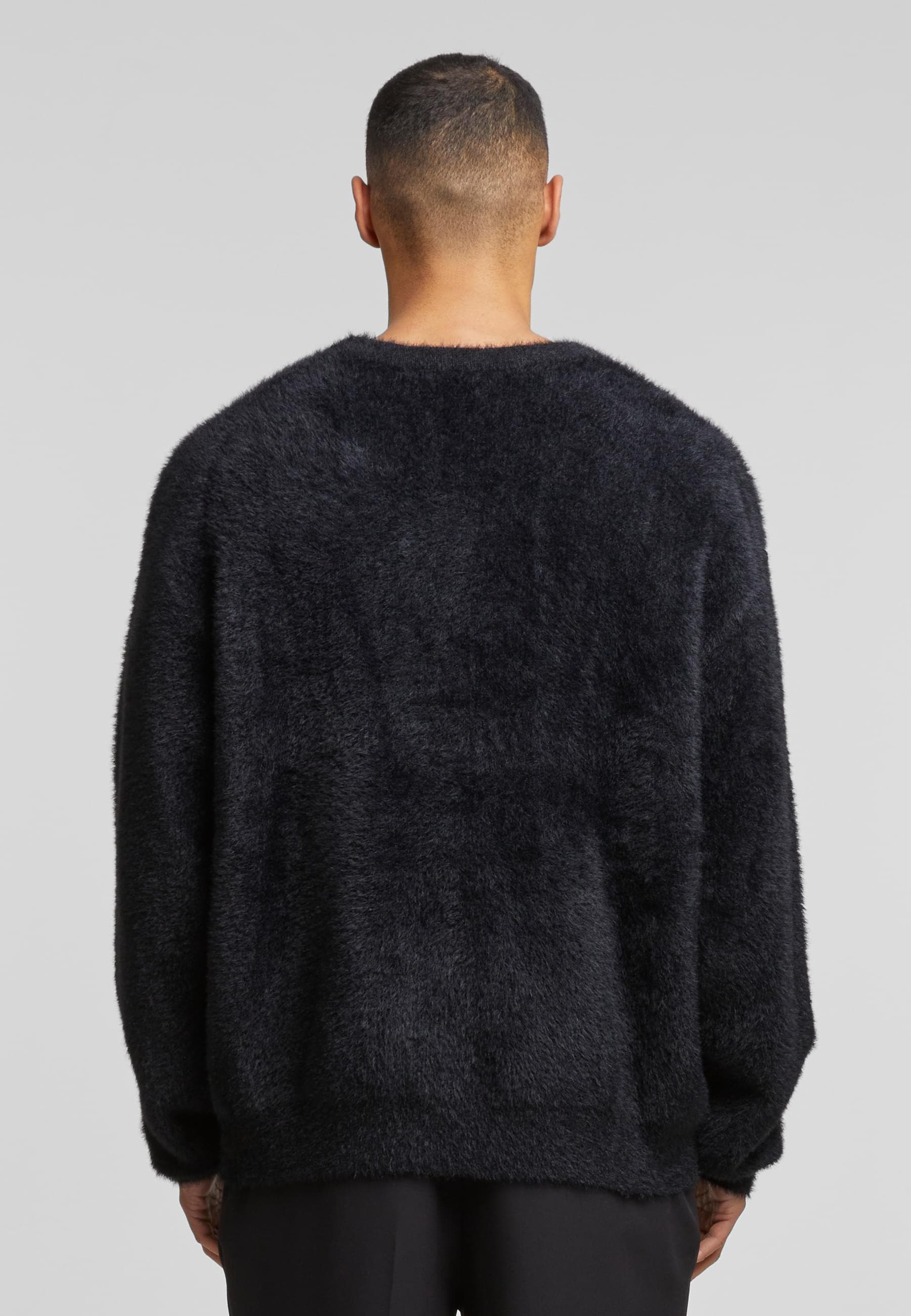 Another Cotton Lab Rundhalspullover »Another Cotton Lab Chest Logo Mohair Sweater«, (1 tlg.)