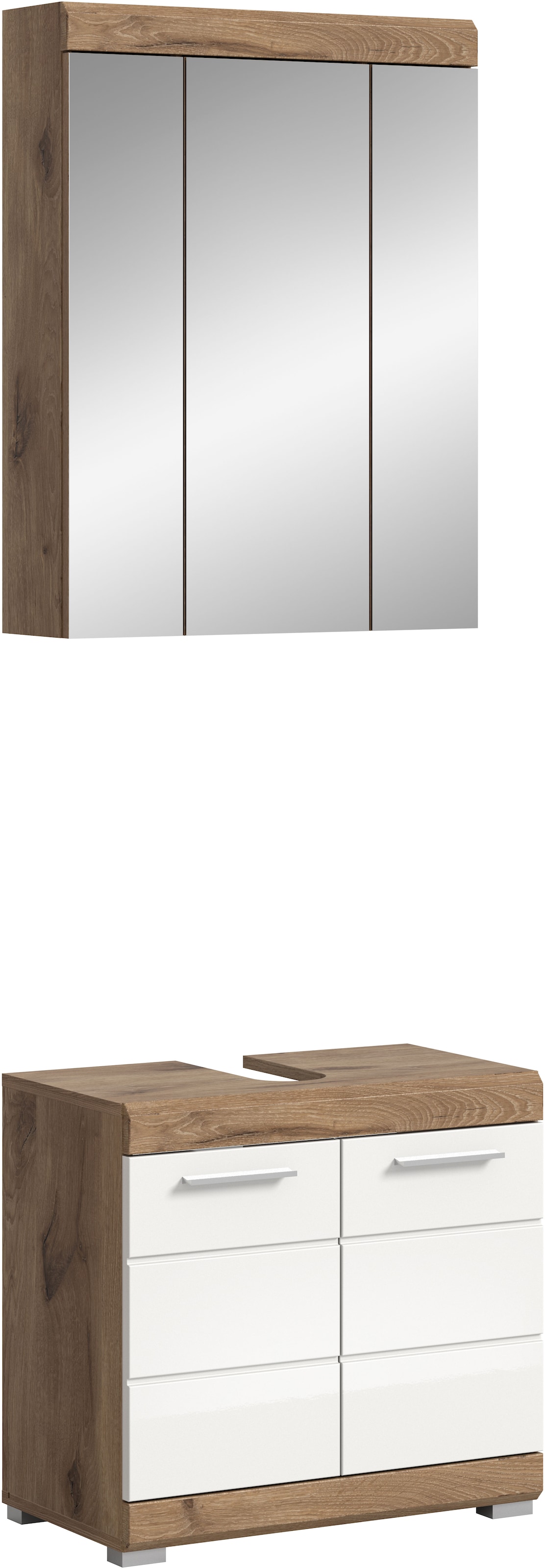 welltime Badmöbel-Set "Siena, 2 tlg., bestehend aus: Waschbeckenunterschran günstig online kaufen