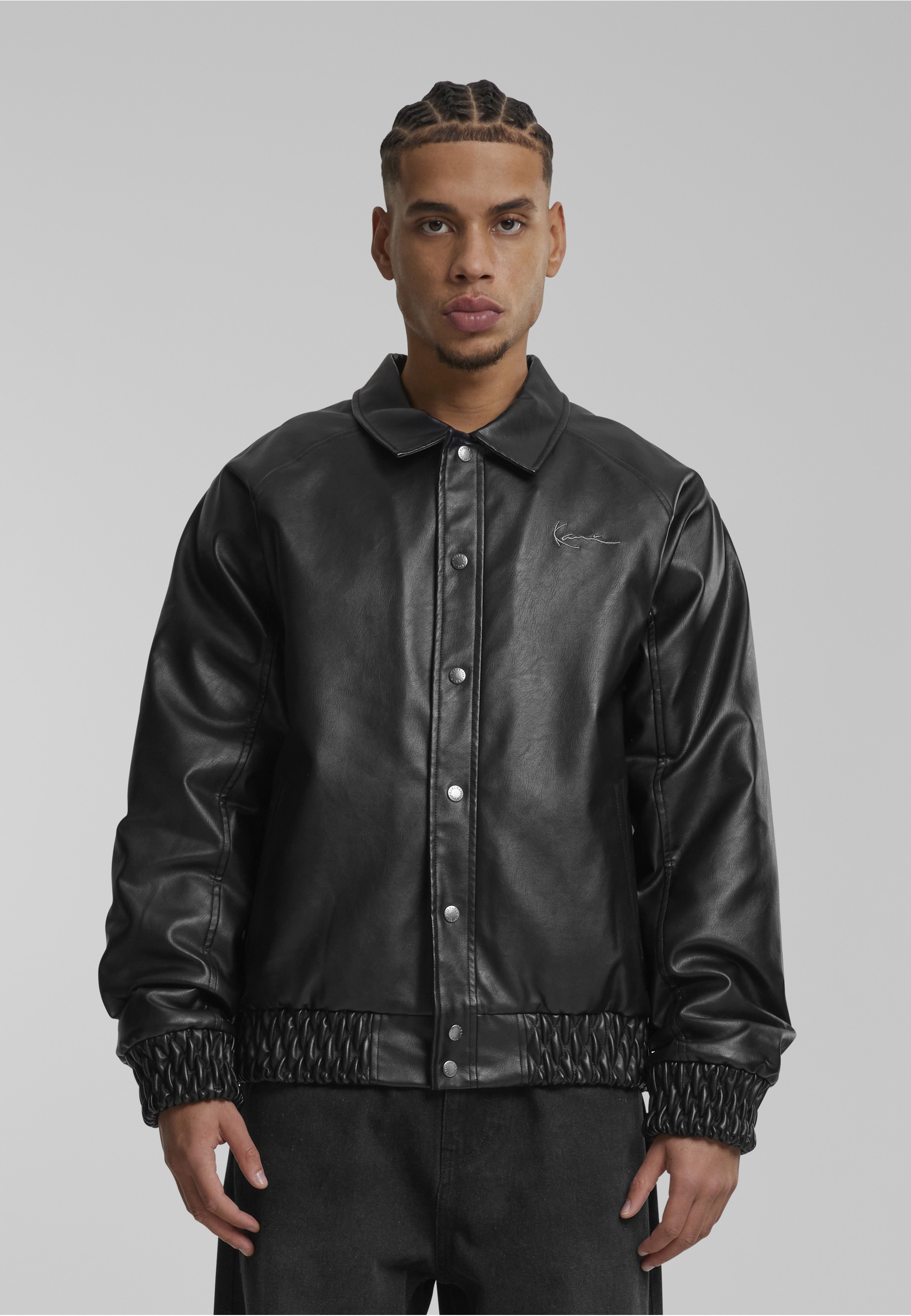 Karl Kani Collegejacke »Karl Kani Kani Star Full Pu College Jacket« 1 Stk. tlg. ohne Kapuze