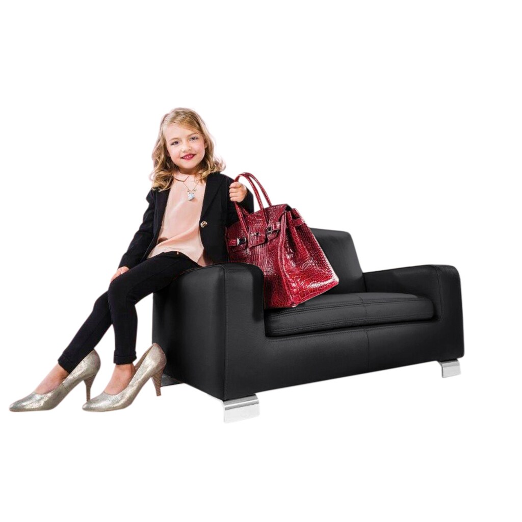 W.SCHILLIG 2-Sitzer »francesca mini«, Kindersofa mit Metallfuß, Breite 102 cm