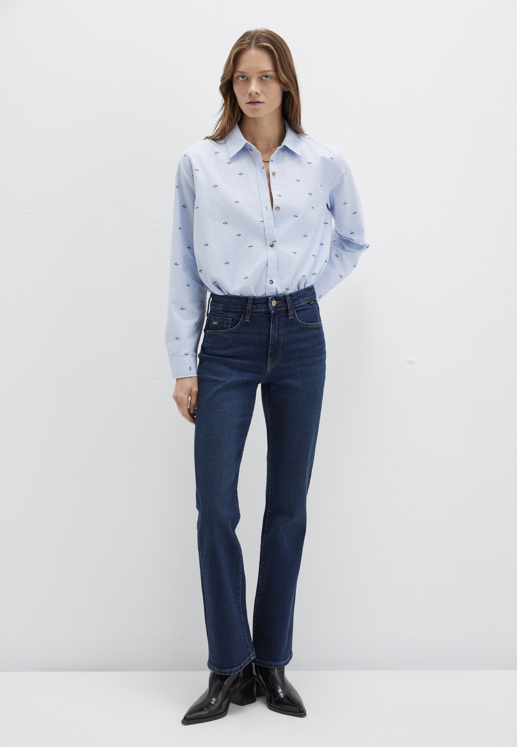 Mavi Klassische Bluse "WOVEN SHIRT" Print Bluse günstig online kaufen