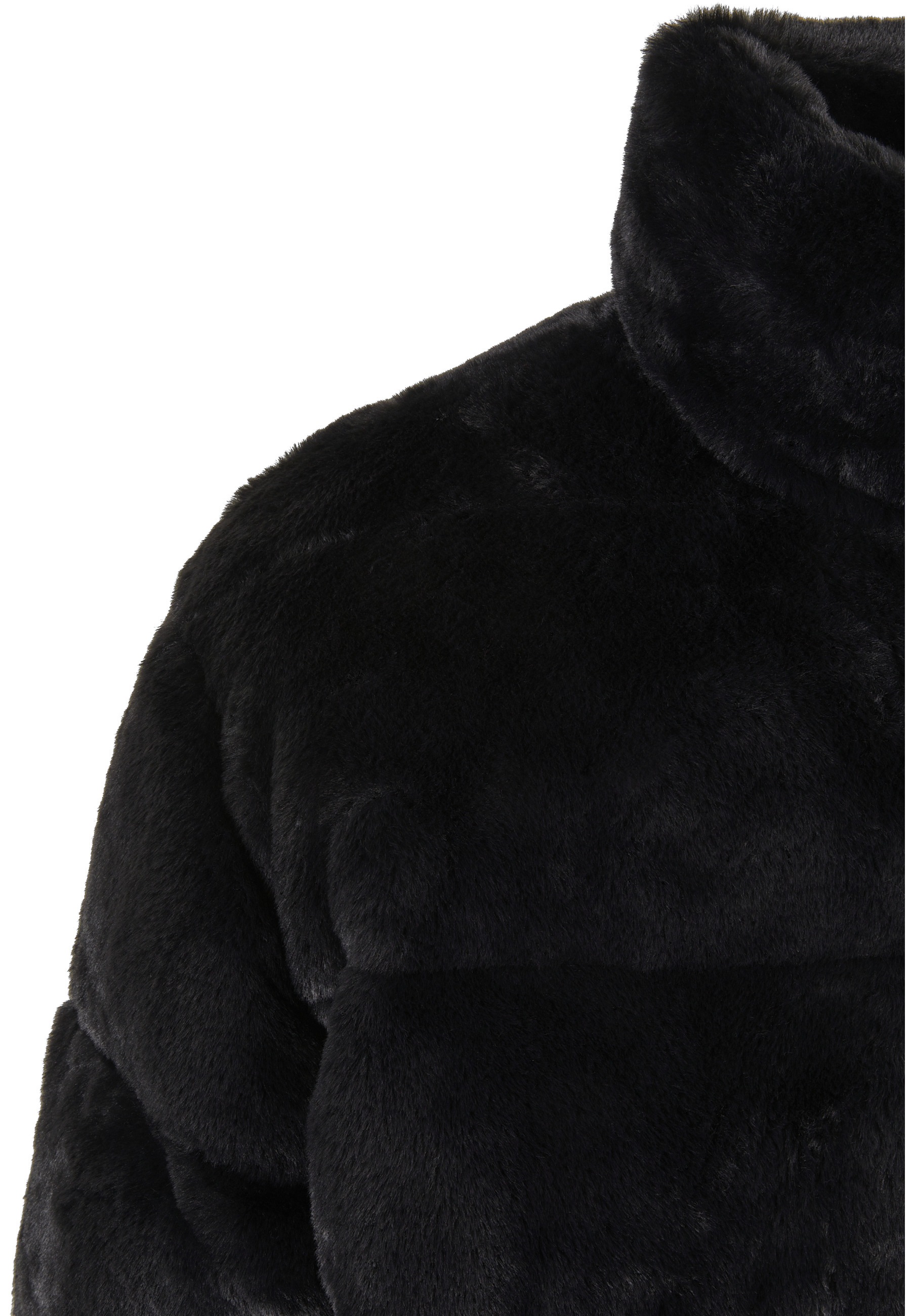 Karl Kani Winterjacke »Karl Kani Herren KM214-014-1 OG Fake Fur Puffer Jacket black« 1 Stk. tlg. ohne Kapuze