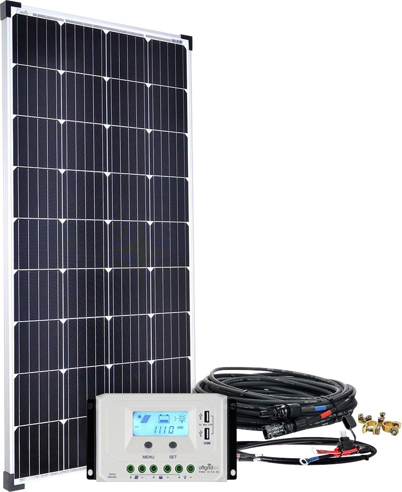 offgridtec Solaranlage "basicPremium-XL 150W Solaranlage 12V/24V", (Set), Komplettsystem