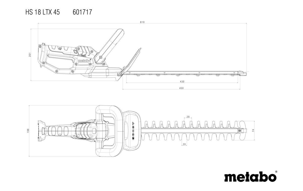 metabo Akku-Heckenschere »HS 18 LTX« ()