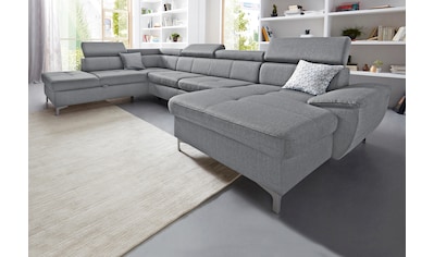 exxpo - sofa fashion Wohnlandschaft, wahlweise mit Bettfunktion und Bettkasten kaufen