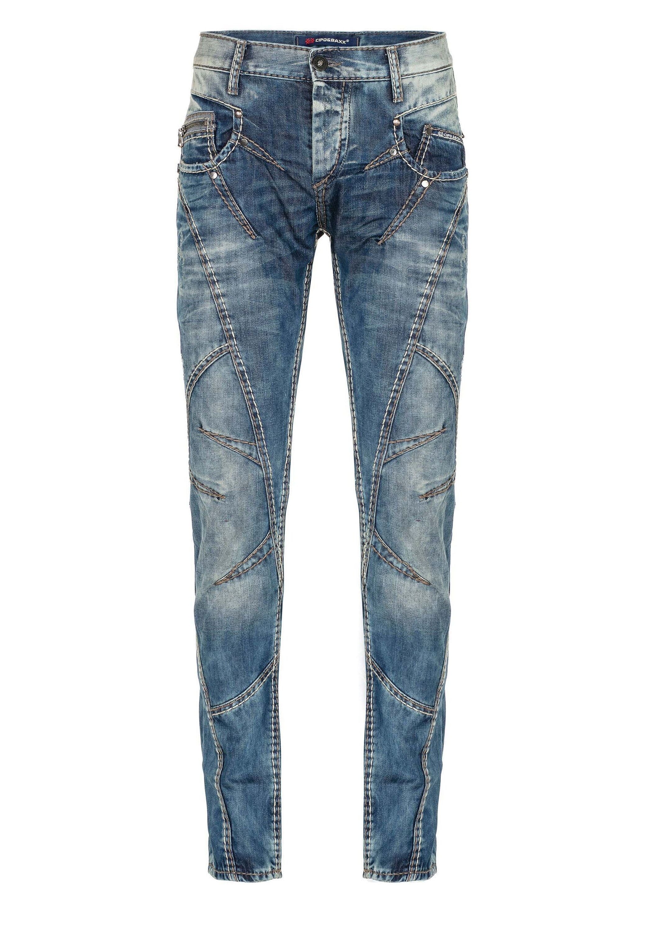 Cipo & Baxx Straight-Jeans »Jeans«, in Straight-Fit, C-0894