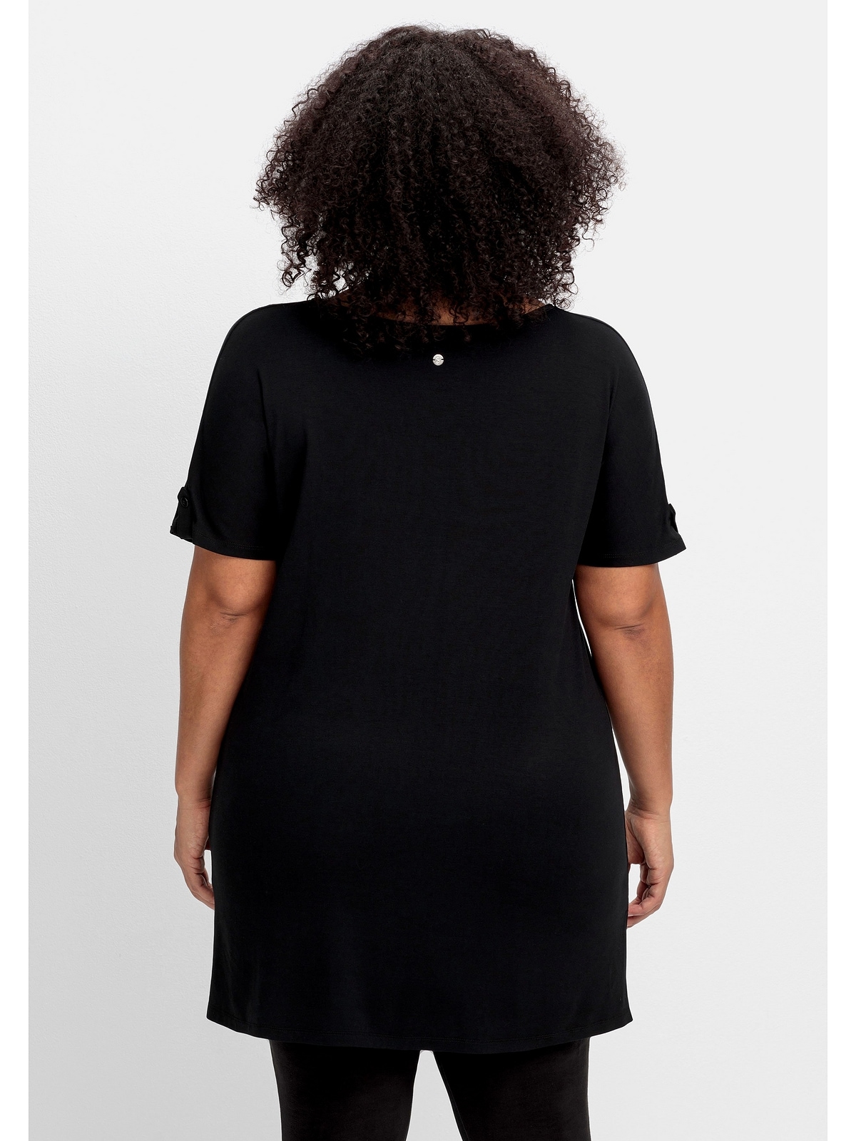 Sheego Longshirt »Große Größen«, mit Frontdruck, in Oversize-Form
