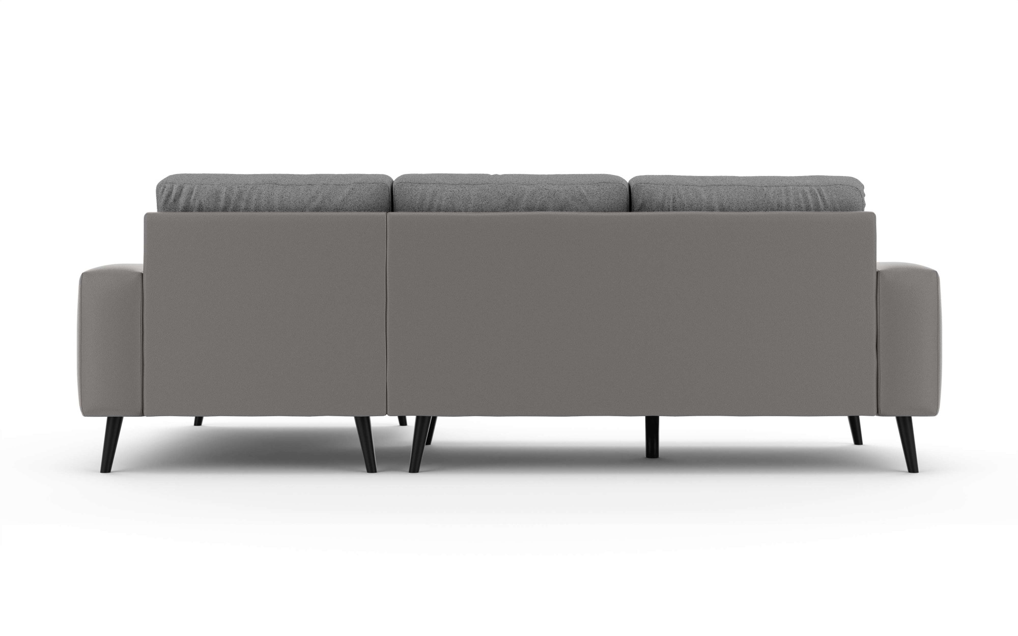 INOSIGN Ecksofa »SERINE mit Recamiere rechts/links bestellbar, Maße B/H/T 253/91/161 cm«, L-Form mit Wellenunterfederung, 3 Rückenkissen, ohne Bettfunktion