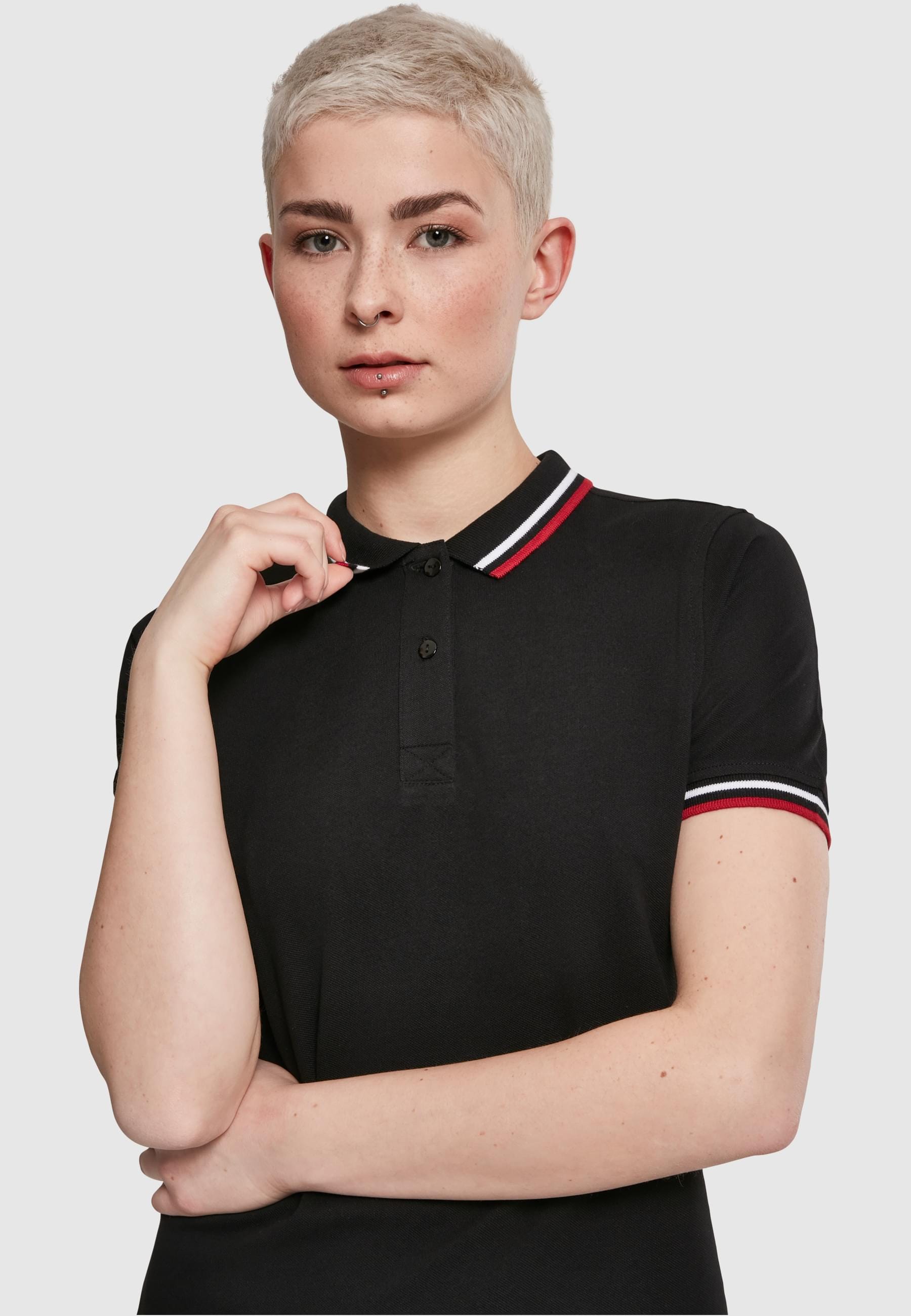 URBAN CLASSICS Shirtkleid »Urban Classics Damen Ladies Polo Dress«, (1 tlg.)