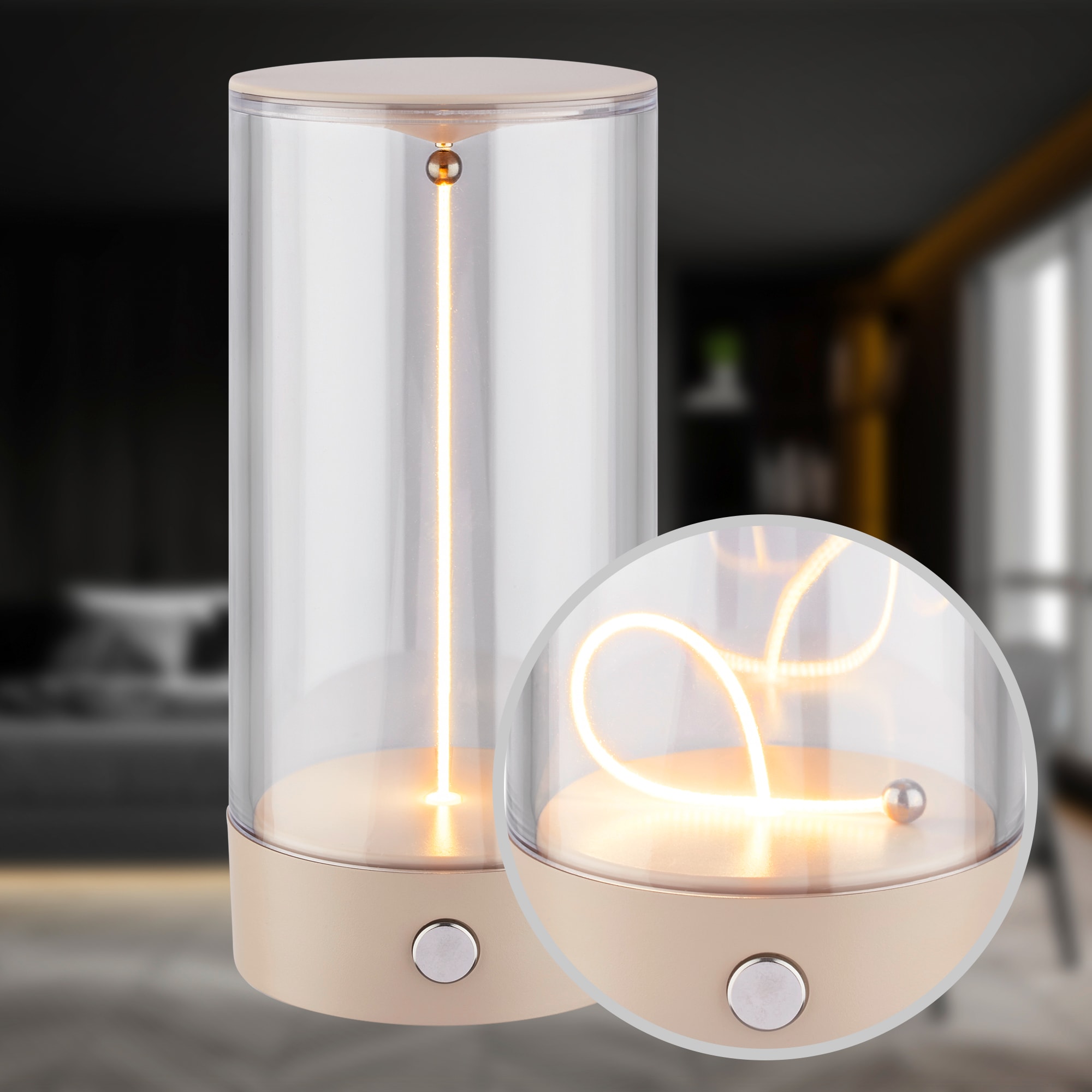 Briloner Leuchten LED Tischleuchte »WIGGLE 7620011«