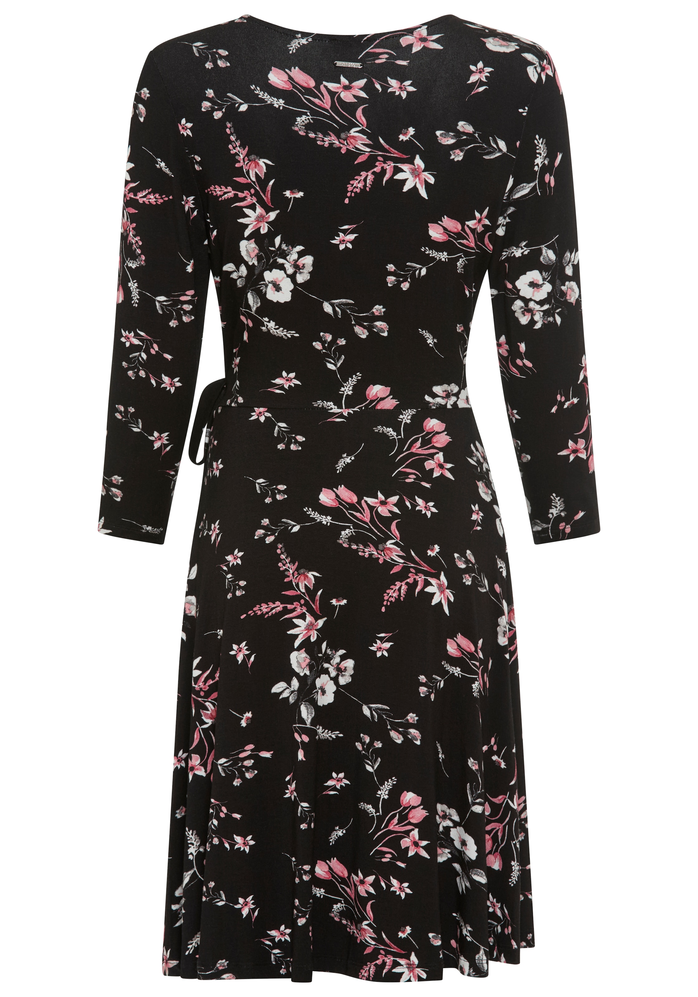 Laura Scott Sommerkleid, figurbetonter Schnitt, geblümtes Design, aus Single Jersey