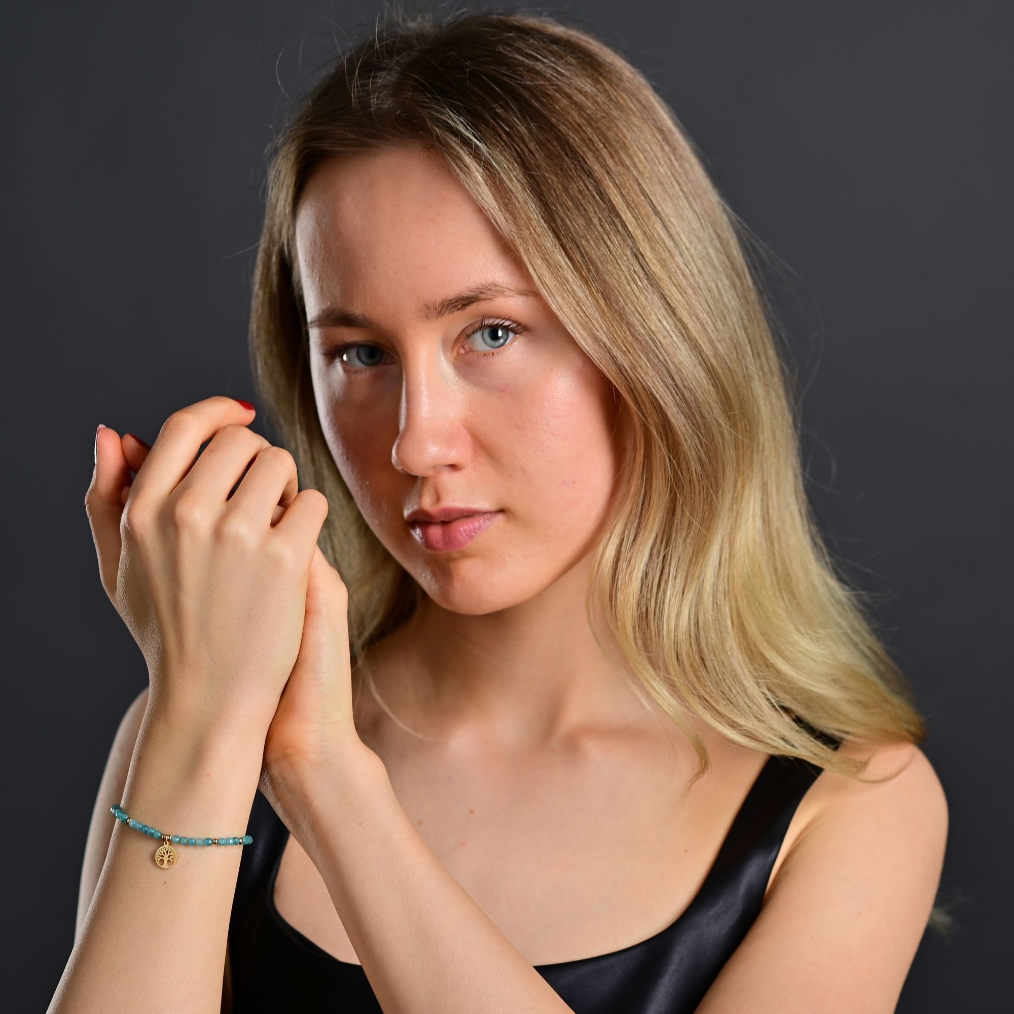 ADELIA ́S Damen Kettenanhänger "Anhänger – Lebensbaumanhänger aus Edelstahl mit Perle", Edelstahl, gold, Edelstahl, Schmuckanhänger, Ein Geschenk, das