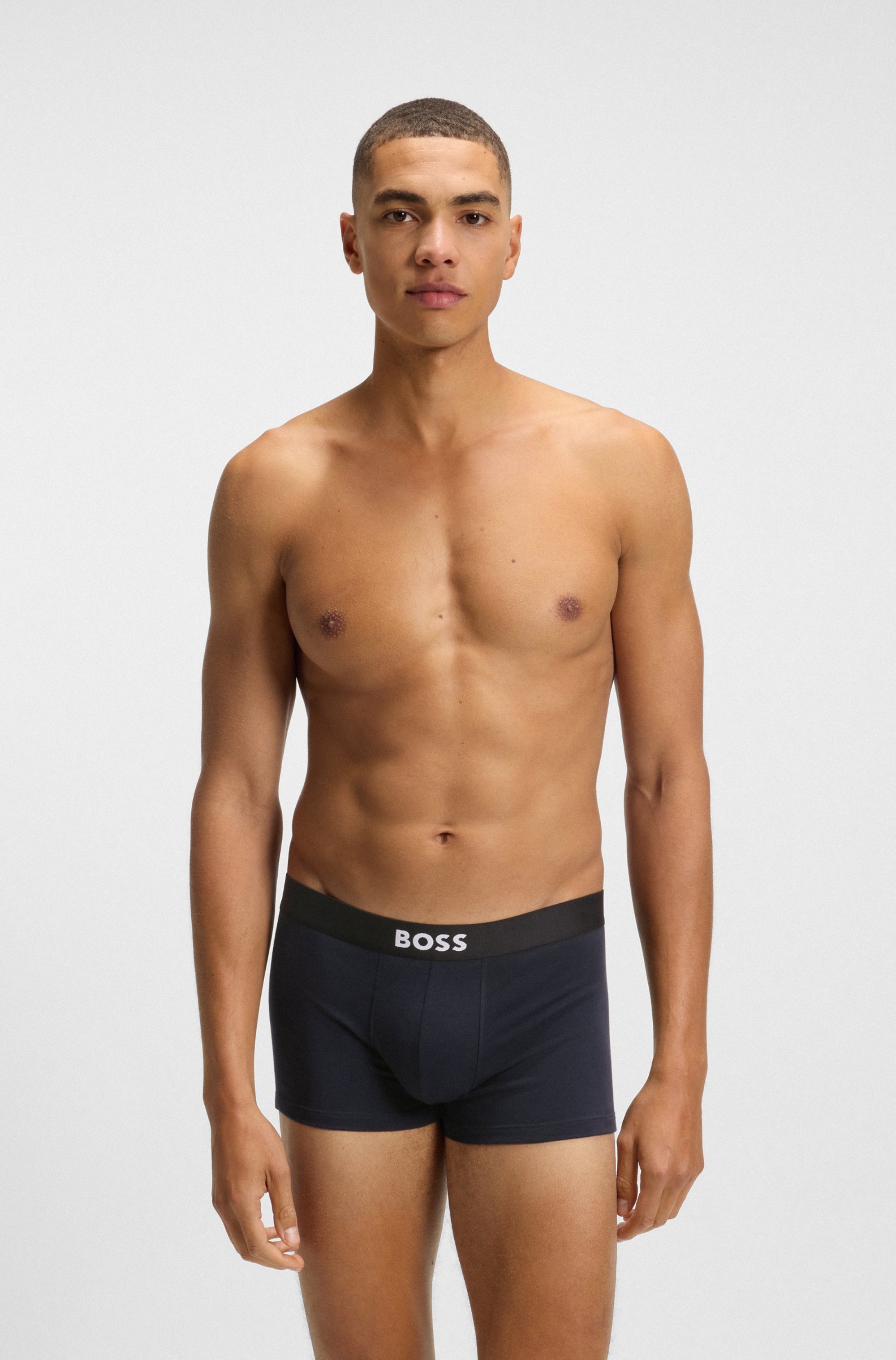BOSS Trunk "3P Trunk BOSS ONE" mit unifarbenen Bund günstig online kaufen