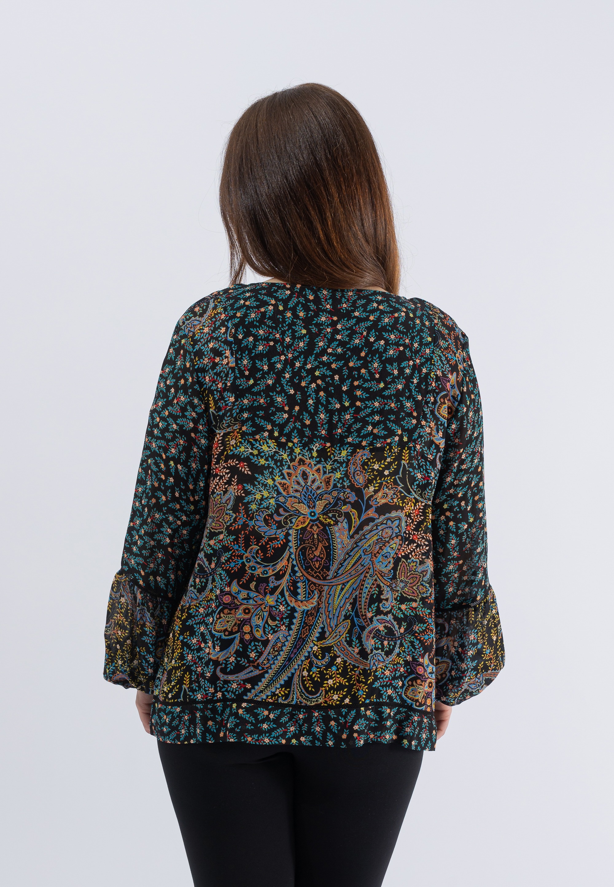 mit floralem October für | Klassische BAUR Bluse, kaufen Allover-Print