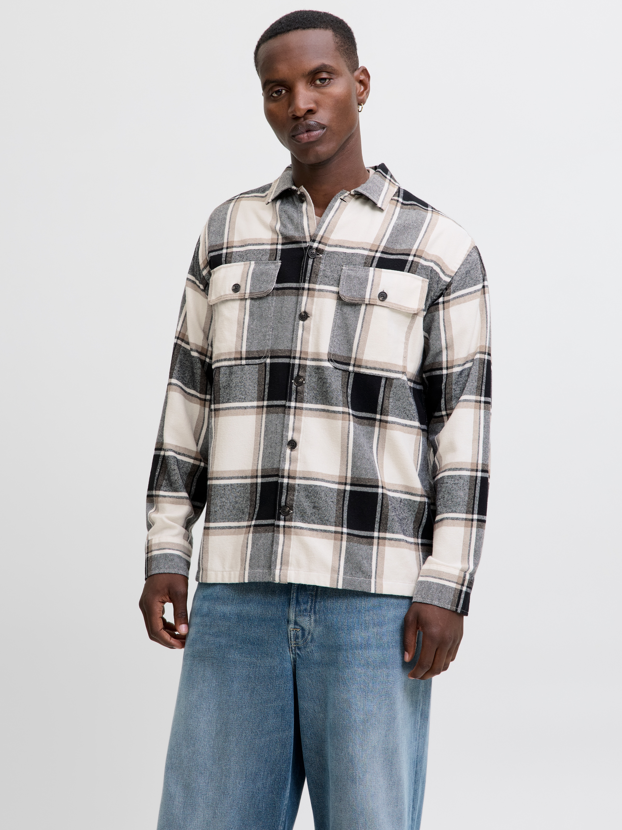Jack & Jones Langarmhemd "JJECHARGE OVERSHIRT LS NOOS" günstig online kaufen