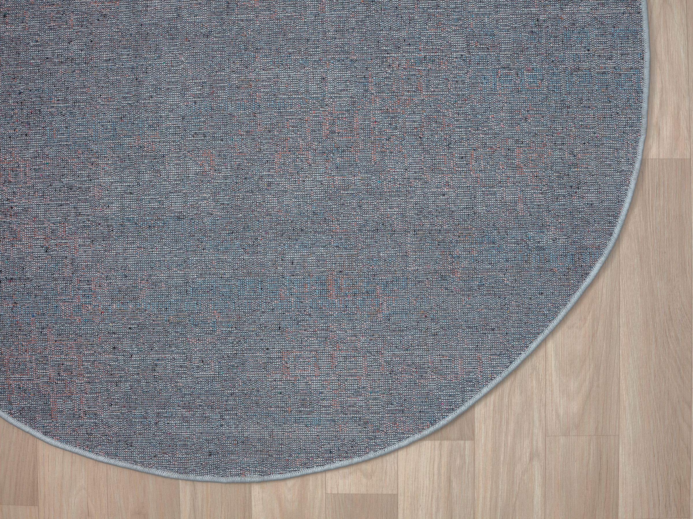my home Teppich »Myrah«, rund, 8 mm Höhe, Kurzflor, modernes Design, pflegeleicht, Wohnzimmer