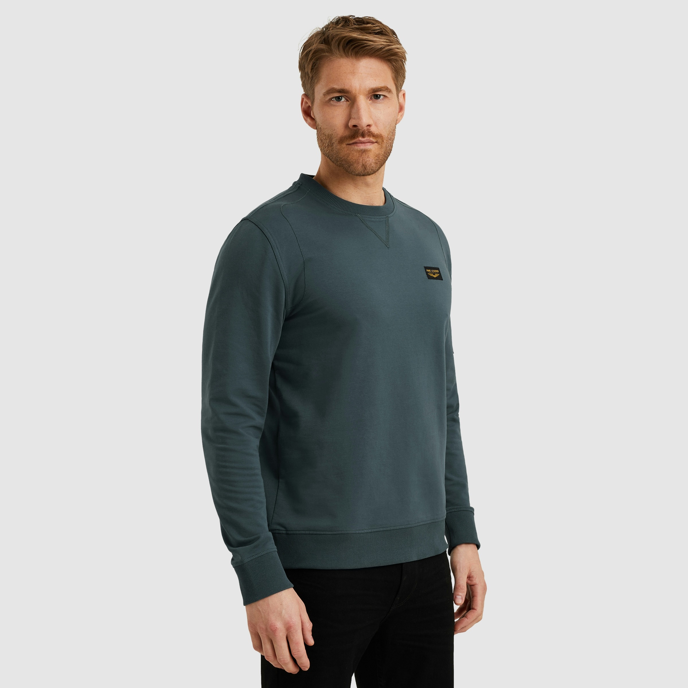 PME LEGEND Sweatshirt, mit Logo Stickerei