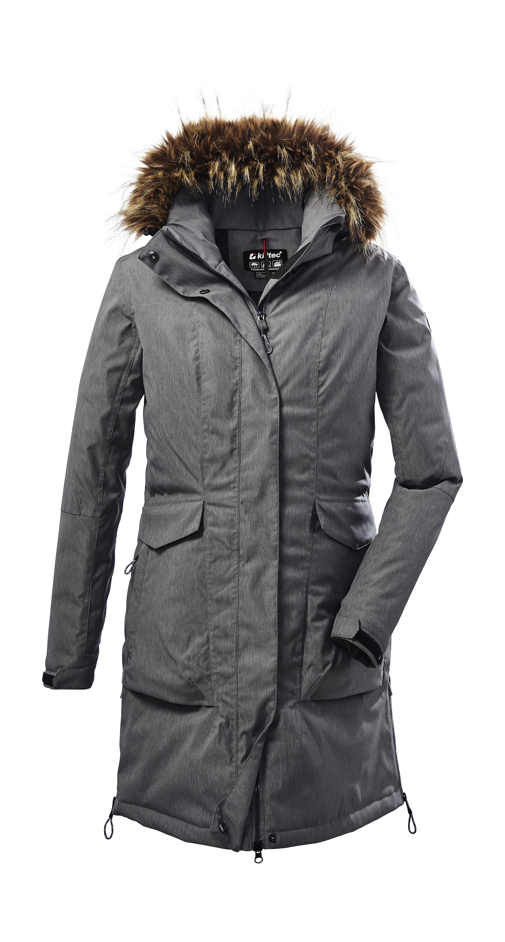 Killtec Parka "KOW 141 WMN PRK", Wasserdichter Parka mit abnehmbarer Kapuze günstig online kaufen