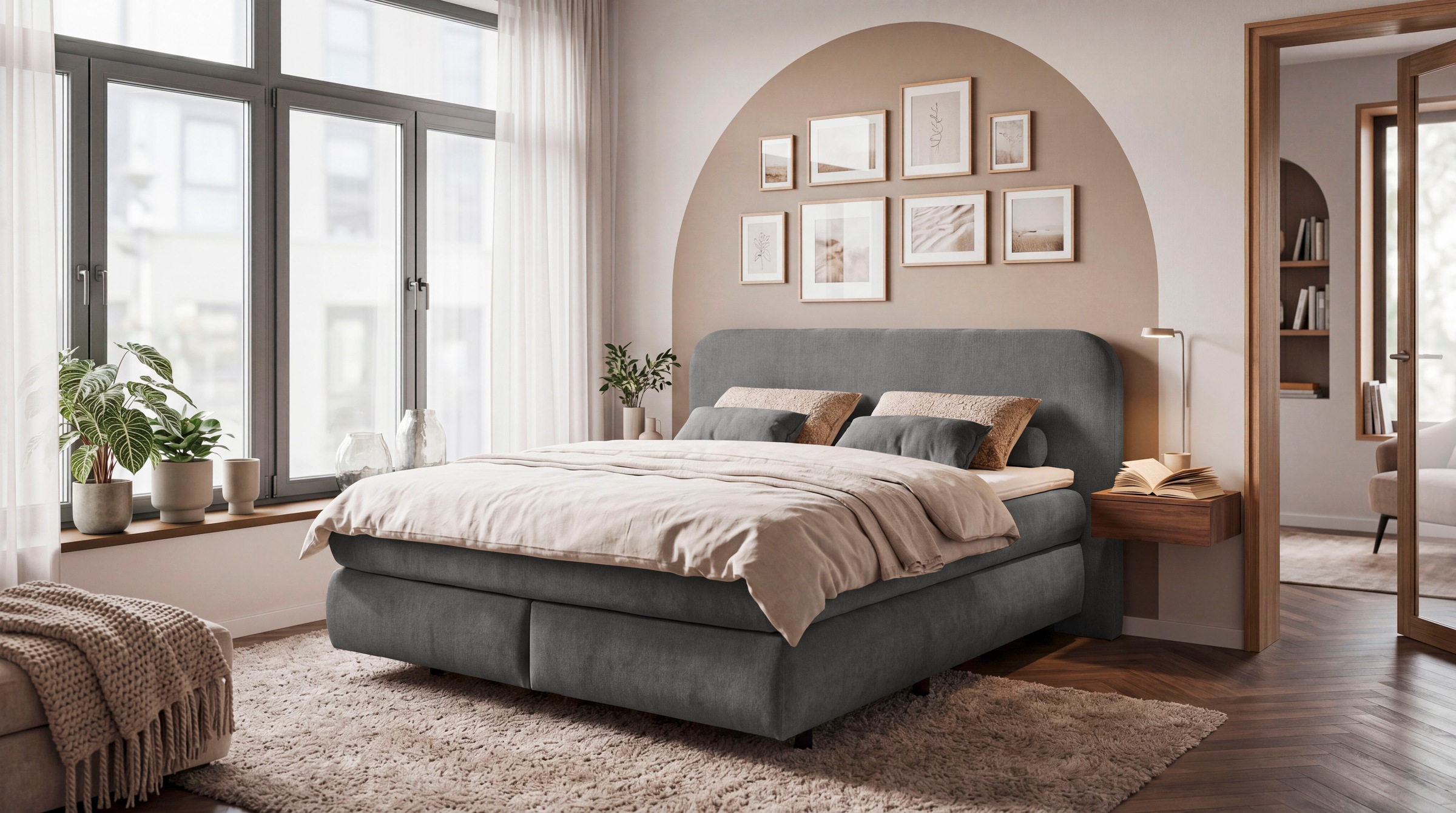 ED EXCITING DESIGN Boxspringbett »Elbrus«