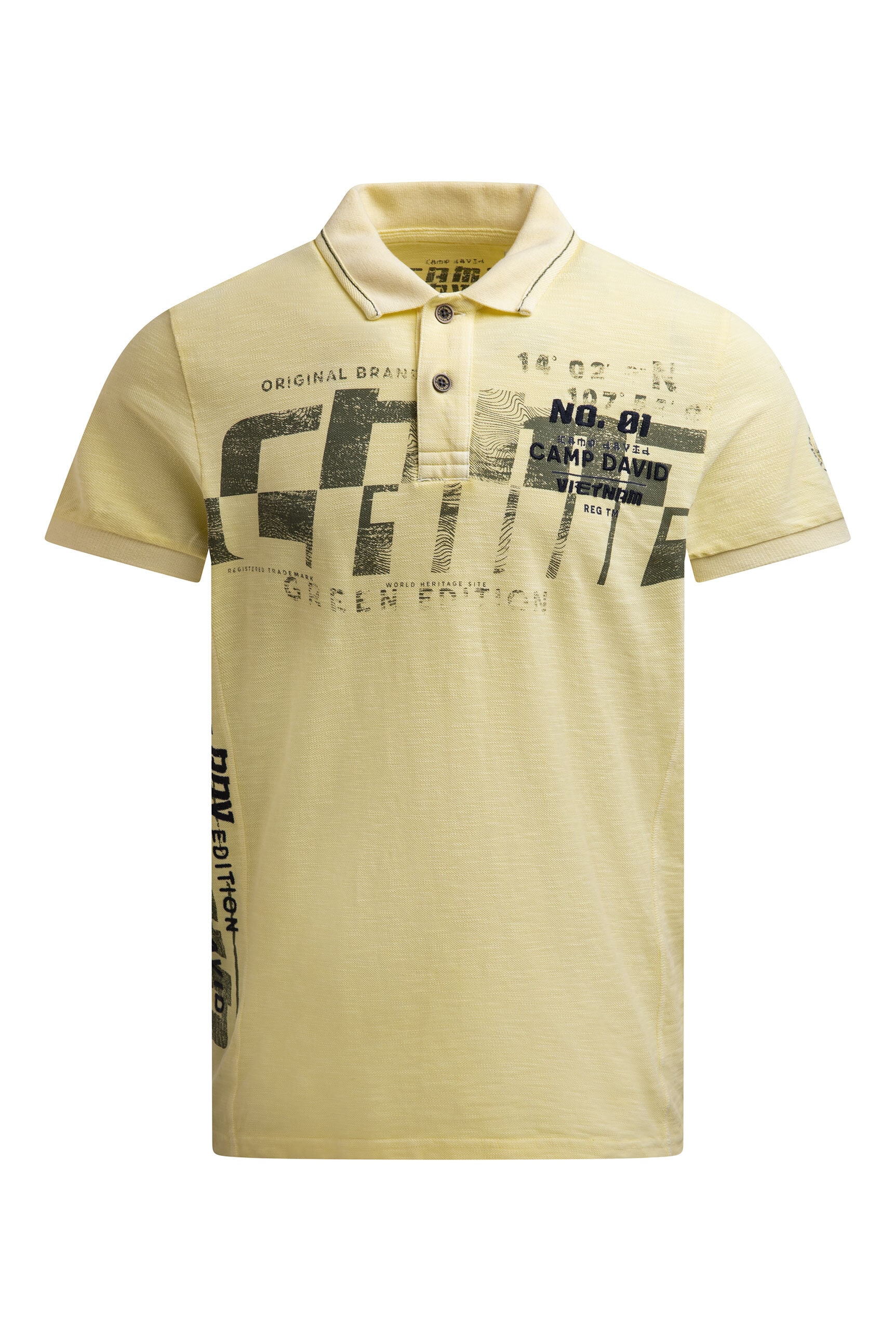 CAMP DAVID Poloshirt aus Baumwolle