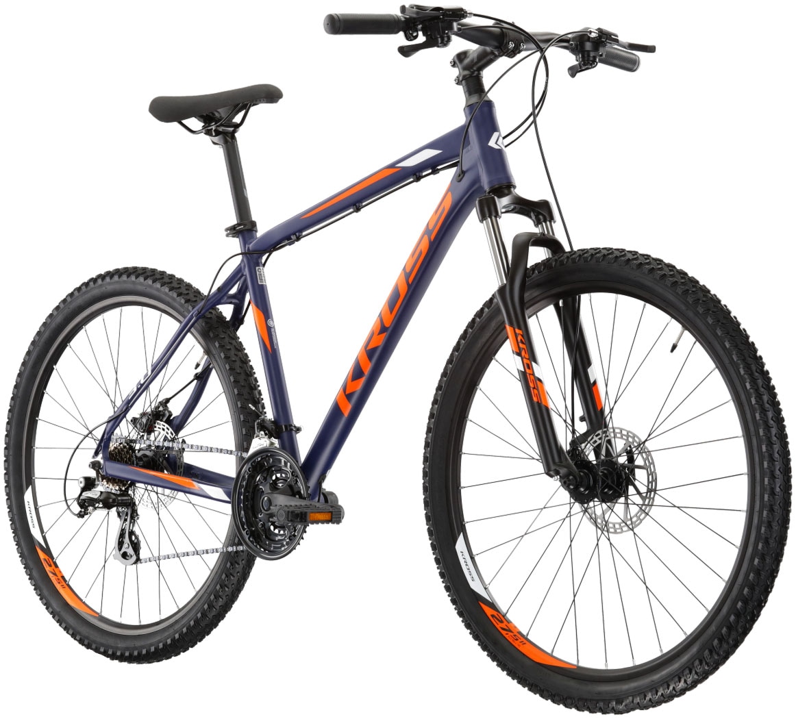 Kross Mountainbike »KROSS MTB Hardtail Hexagon 3.0 27,5" blau«, 21 Gang, Shimano, ALTUS M310 Schaltwerk, Kettenschaltung