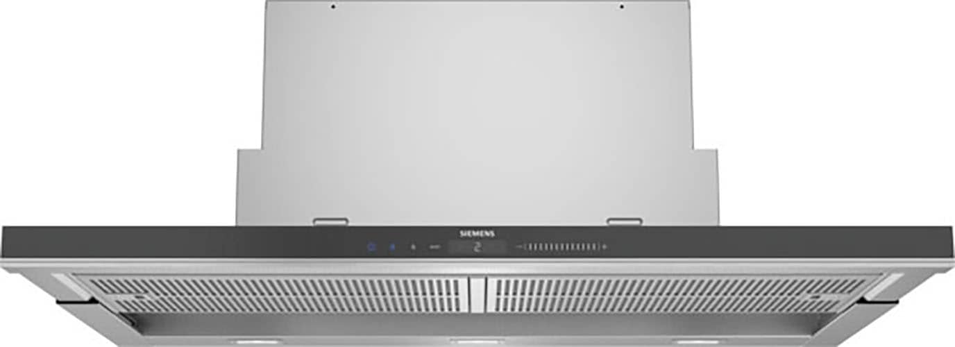 SIEMENS Flachschirmhaube "LI99SA684", B:89,8cm H:37,8cm T:29cm, silber, Dunstabzugshauben, Automatische Lüftung & leiser iQdrive für effizientes