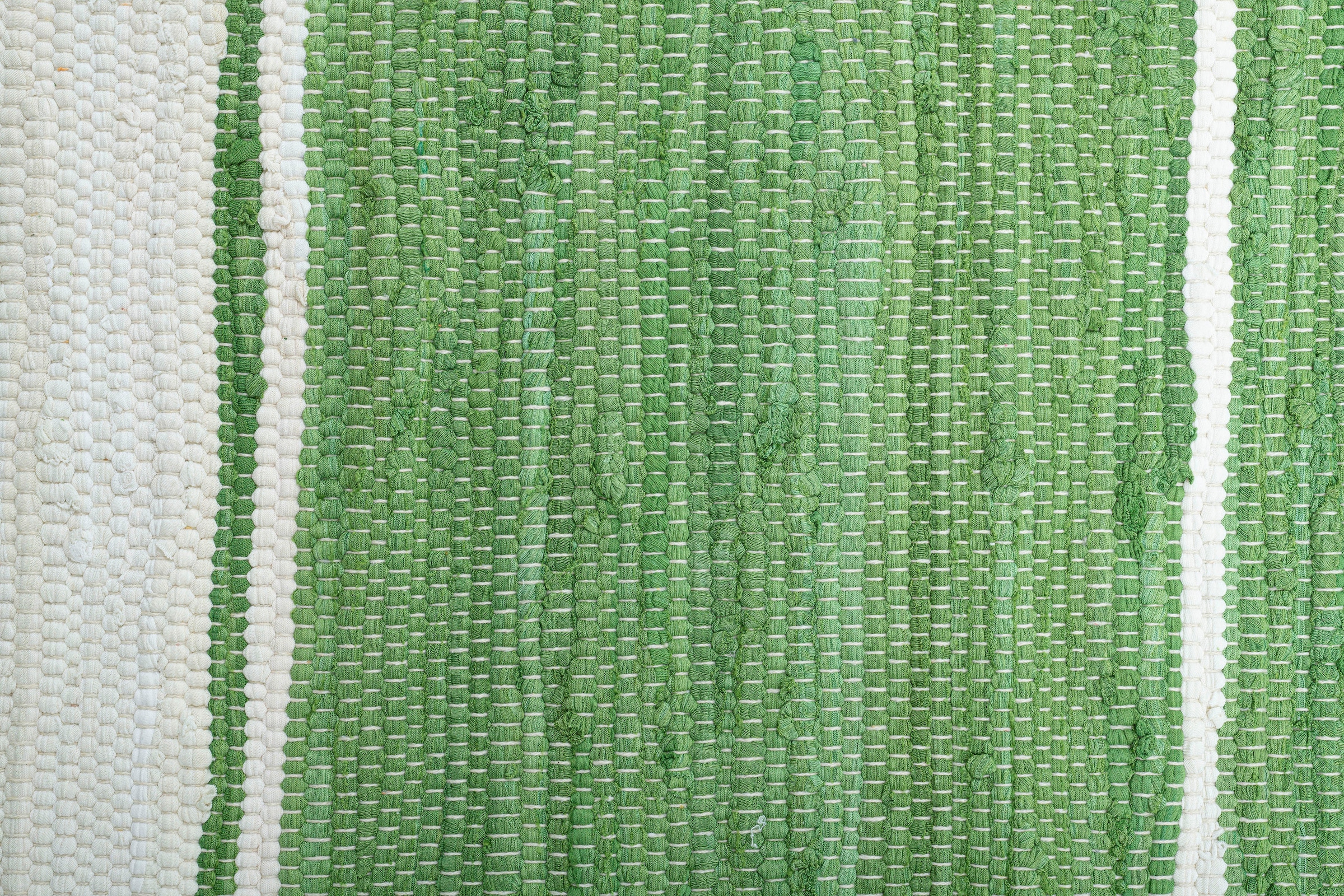 THEKO Läufer »Stripe Baumwolle, Fransen BAUR rechteckig, Cotton«, Handweb reine Flachgewebe, mit | handgewebt
