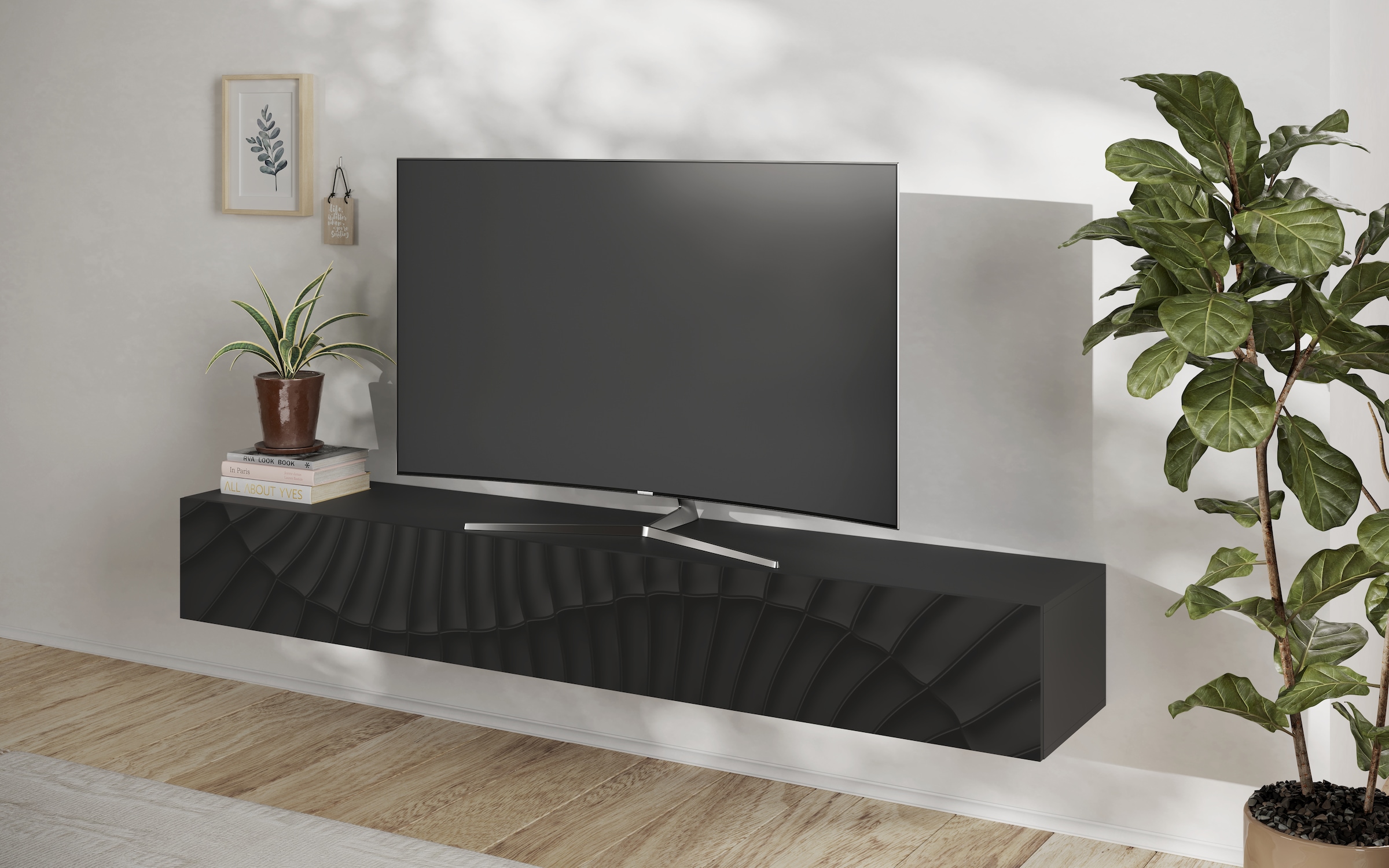 INOSIGN TV-Board "Snake, Schwebe-Lowboard, TV-Schrank, Media-Board, Breite günstig online kaufen