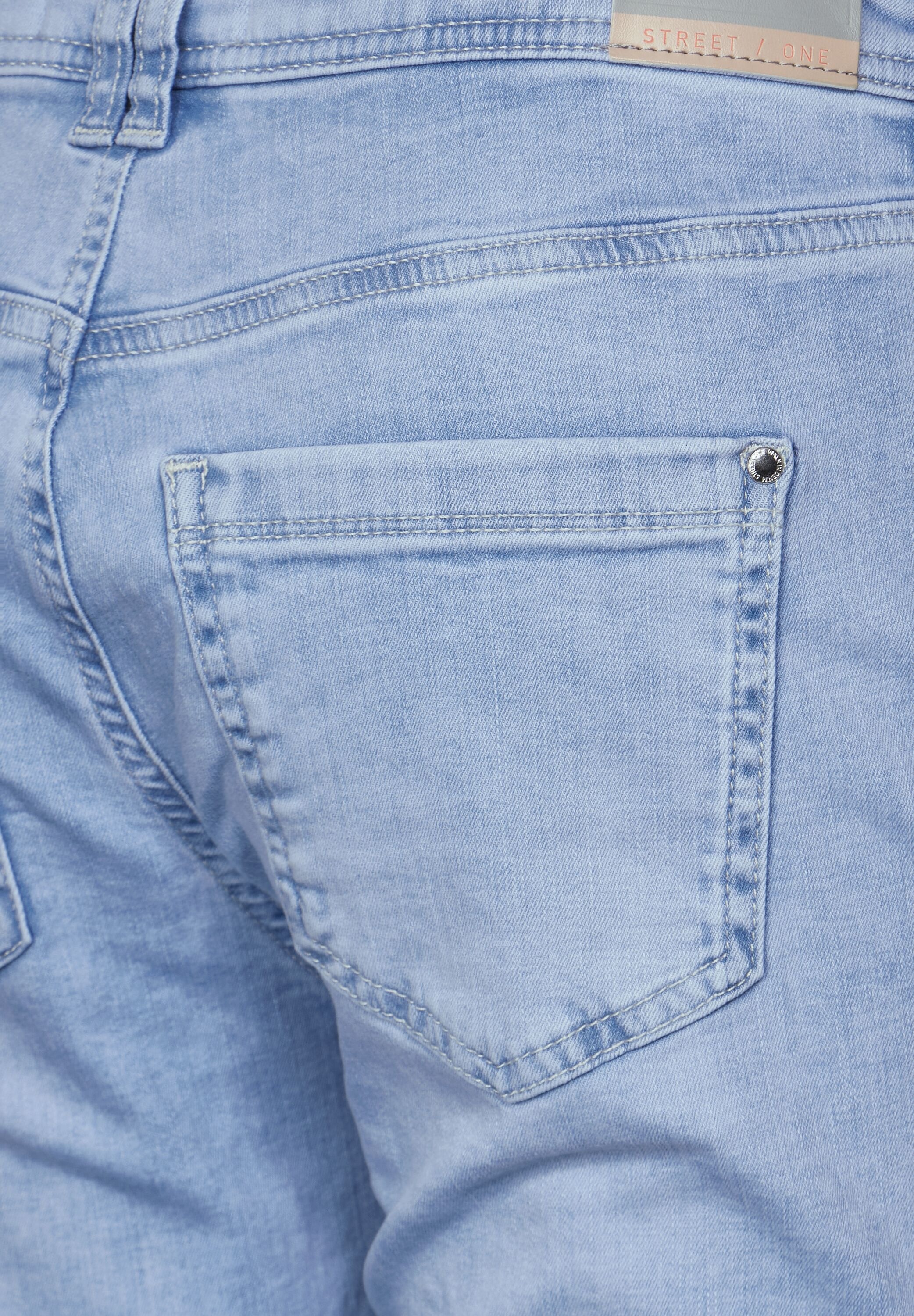 STREET ONE Gerade Jeans, Middle Waist