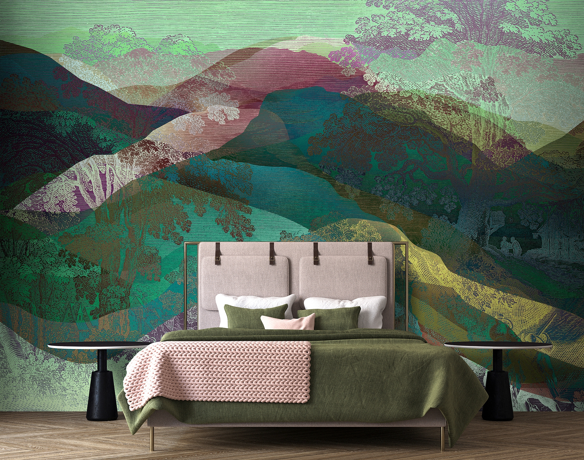 living walls Fototapete »Walls by Patel Hidden Valley«, Vlies, Wand