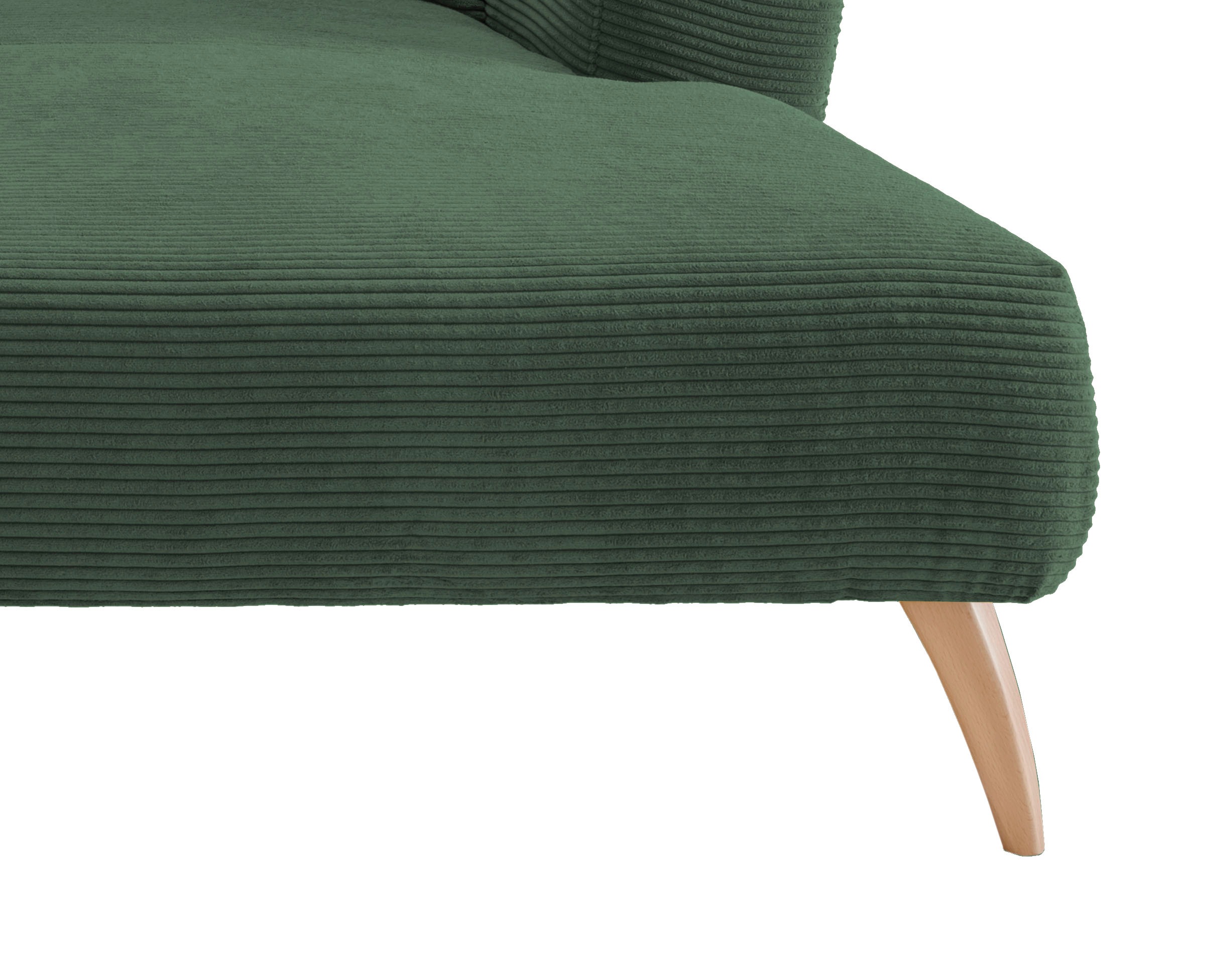 INOSIGN Ecksofa »Colori L-Form«, Holzfußfarbe wählbar, inkl. 4x Zierkissen