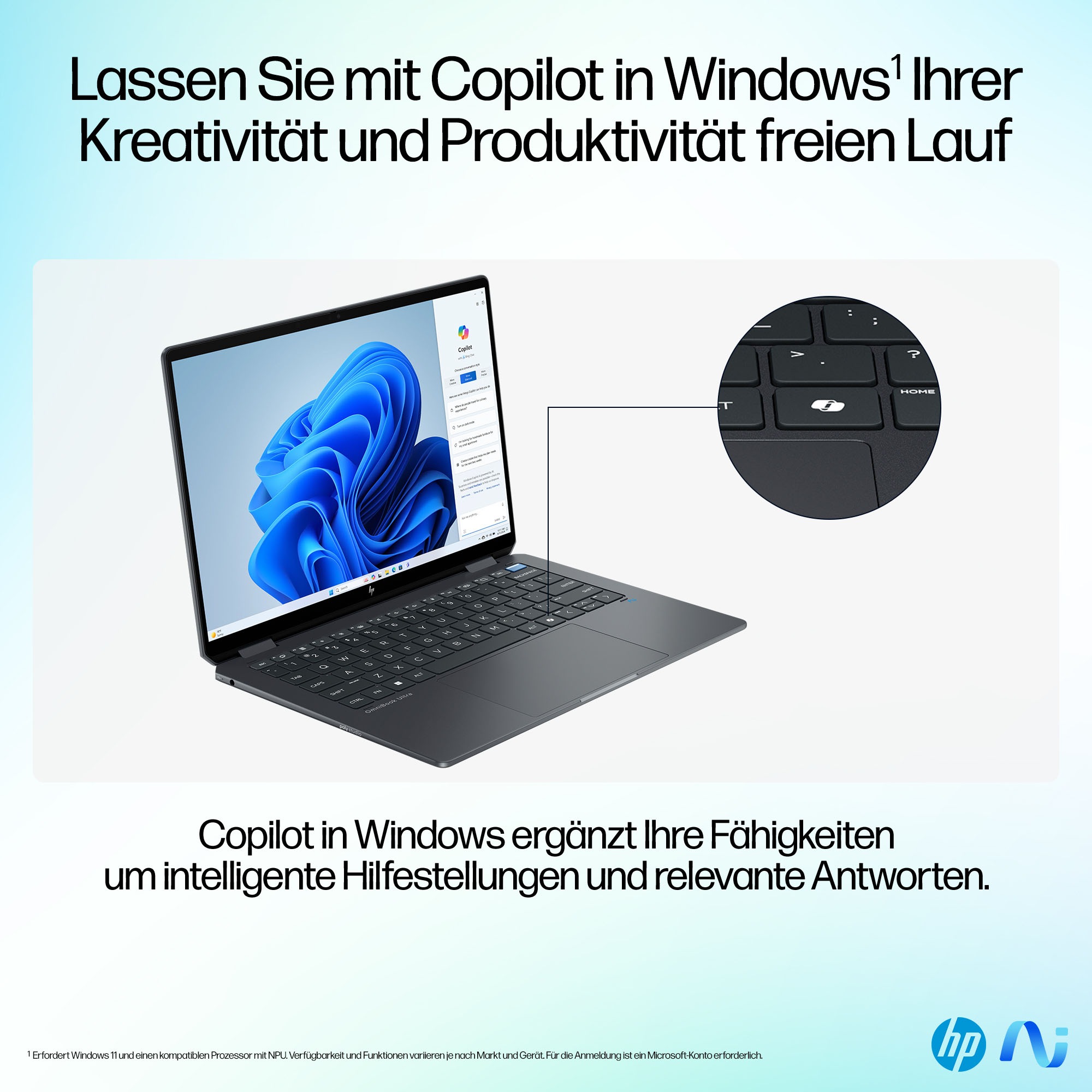 HP Convertible Notebook »HP OmniBook Flip 14-fh0079ng«, 35,6 cm, / 14 Zoll, Intel, Core Ultra 7, ARC, 2000 GB SSD