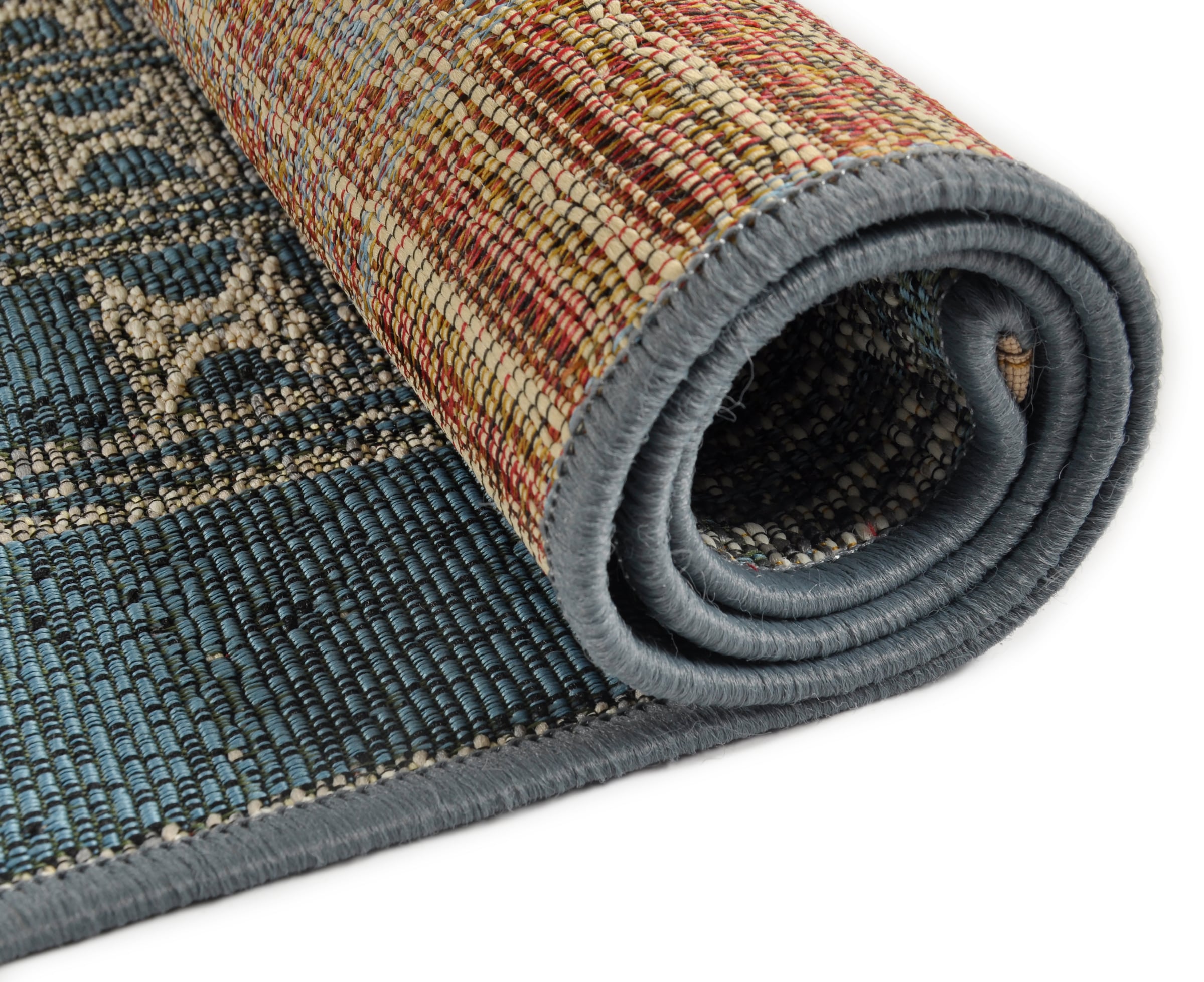 Gino Falcone Teppich »Outdoor-Africa 39« rechteckig 5 mm Höhe Flachgewebe, In- und Outdoor geeignet, Wohnzimmer