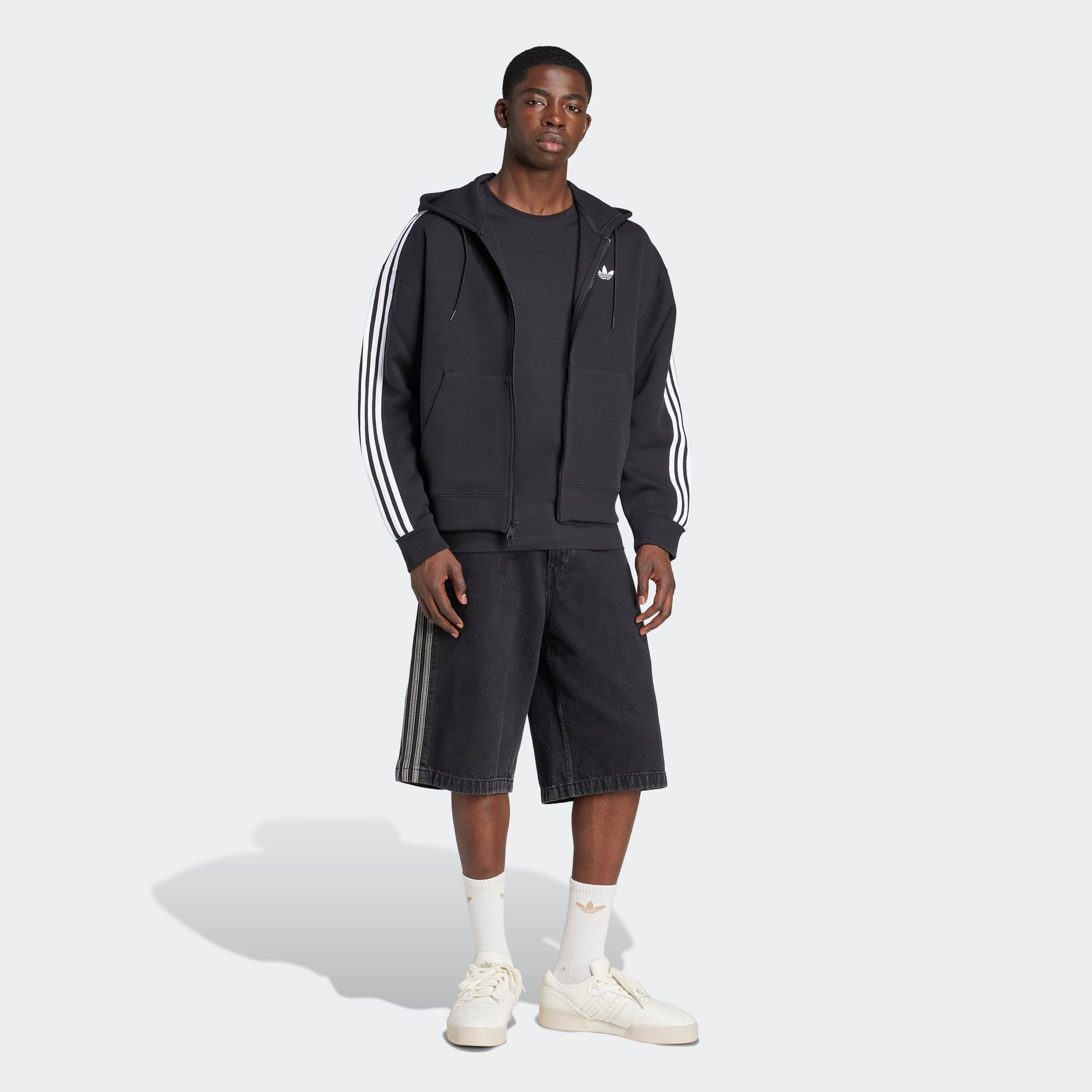 adidas Originals Kapuzensweatshirt »SPACER HOODIE«, mit Reißverschluss, lockere Oversize-Passform
