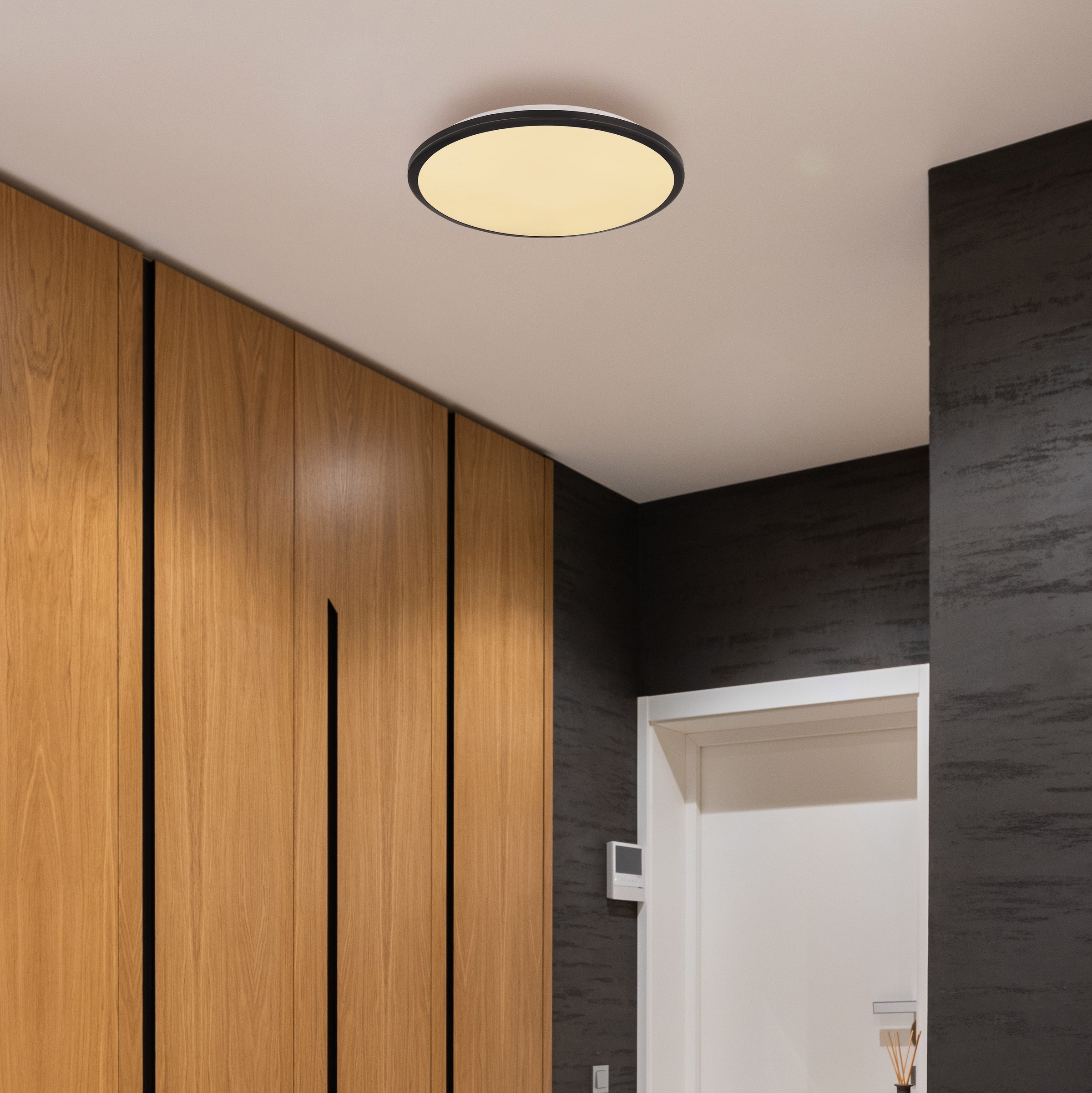 GLOBO LIGHTING Deckenleuchte »XANDER« LED-Modul 1 Stk. Warmweiß Deckenlampe Wohnzimmer-Leuchte Schlafzimmer-Leuchte Flur Küche