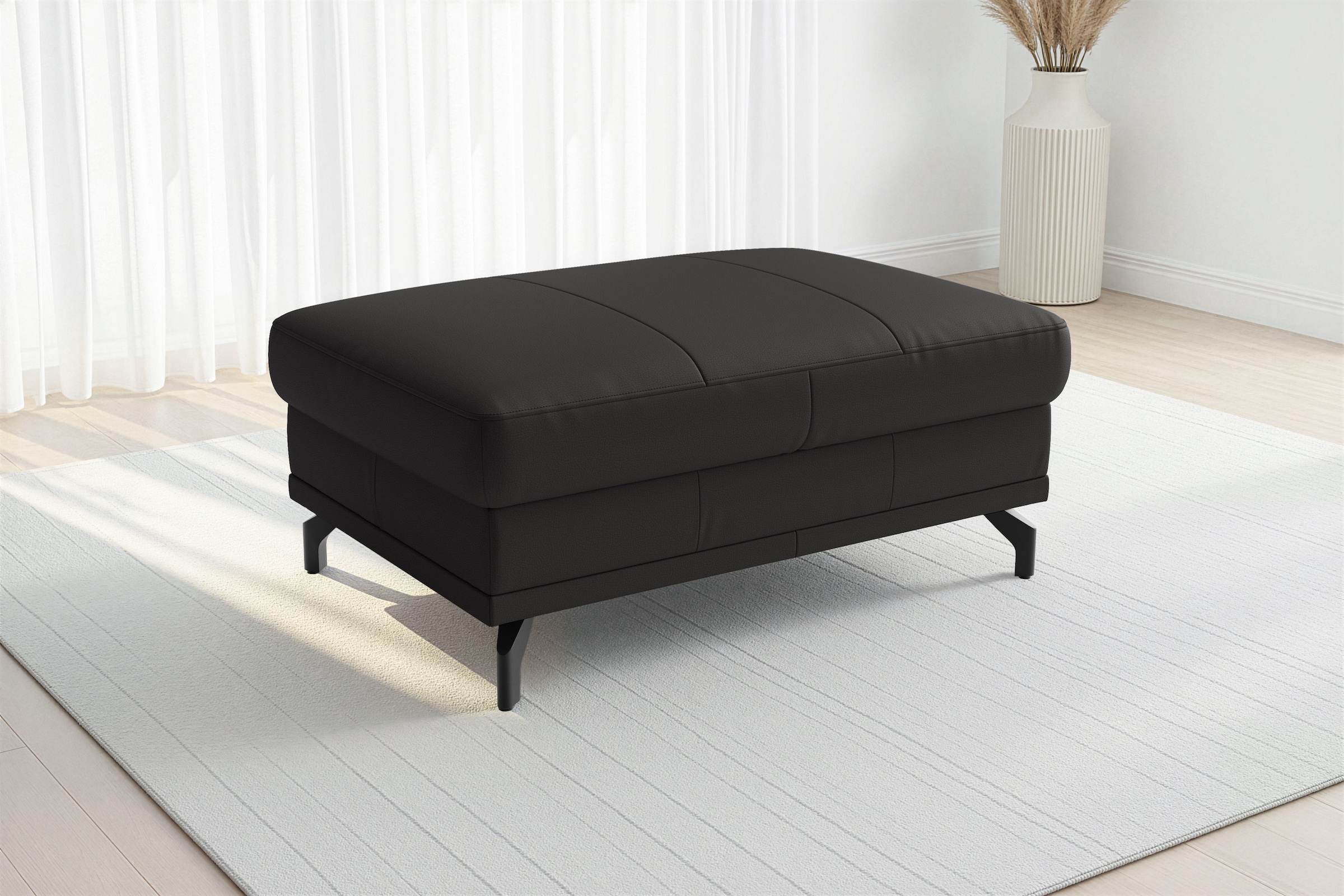 sit&more Polsterhocker »Chelsea, B: 103 cm, Leder« mit praktischem Stauraum, besonders langlebig