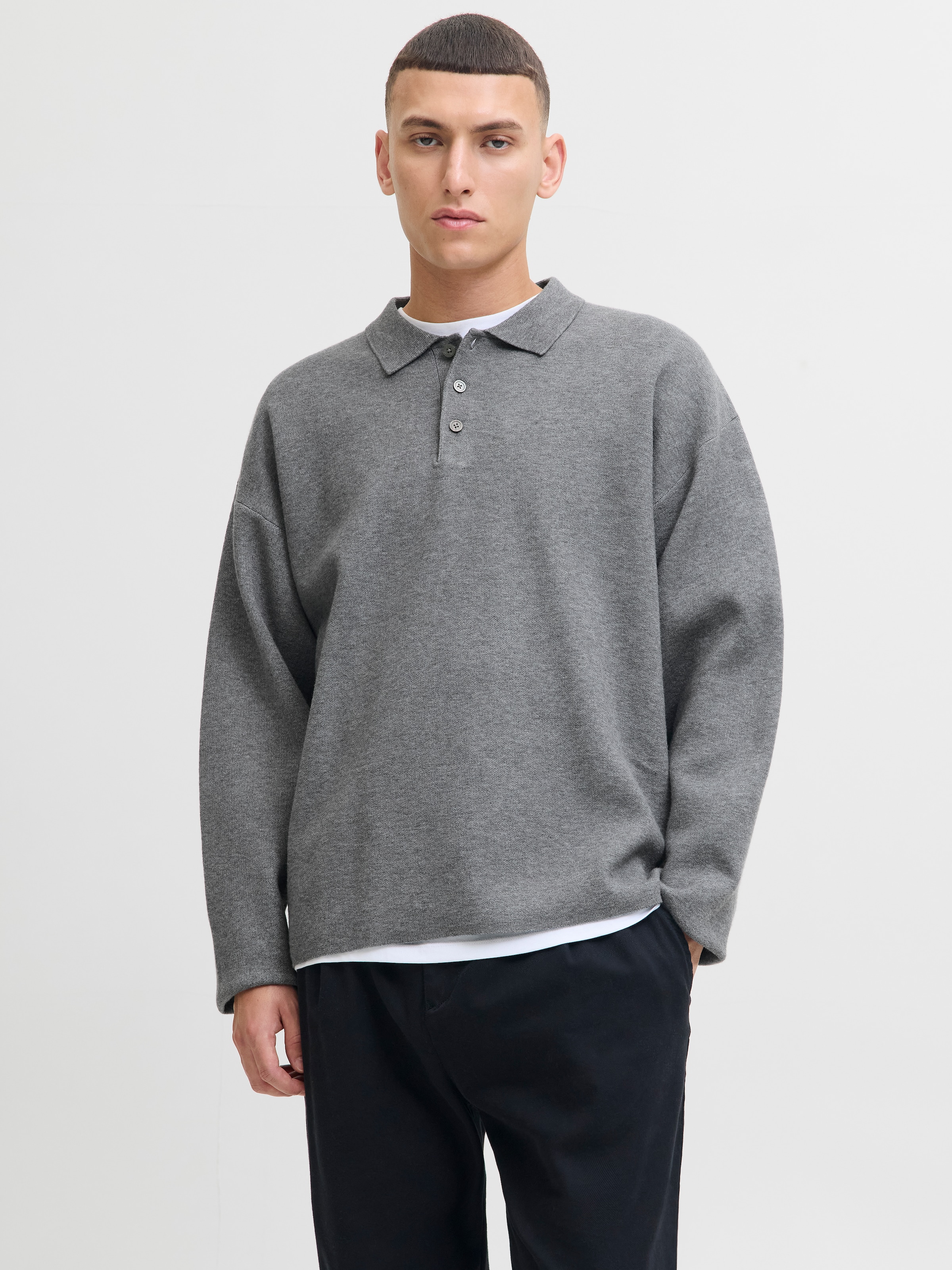 Jack & Jones Polokragenpullover "JPRBLABRADFORT KNIT POLO" günstig online kaufen