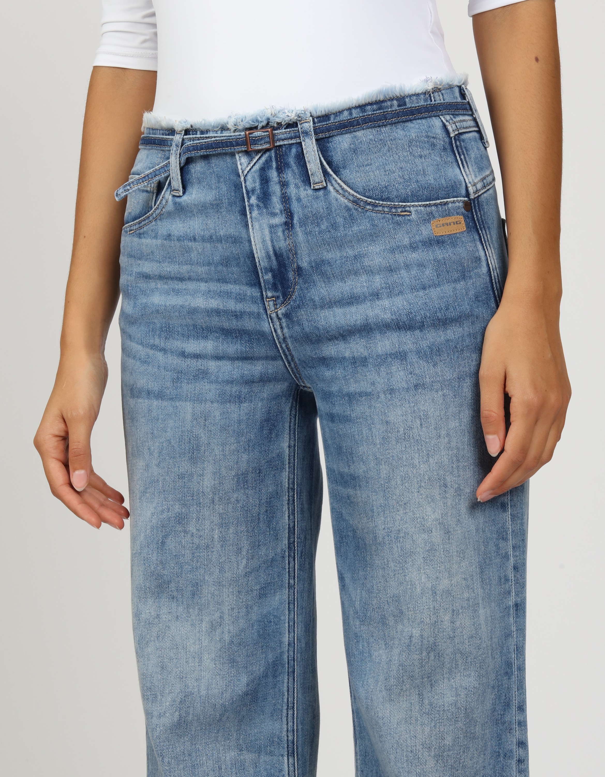 Thumbnail - GANG Weite Jeans "GANG Jeans Wide Fit 94AMELIE WIDE FRINGE"