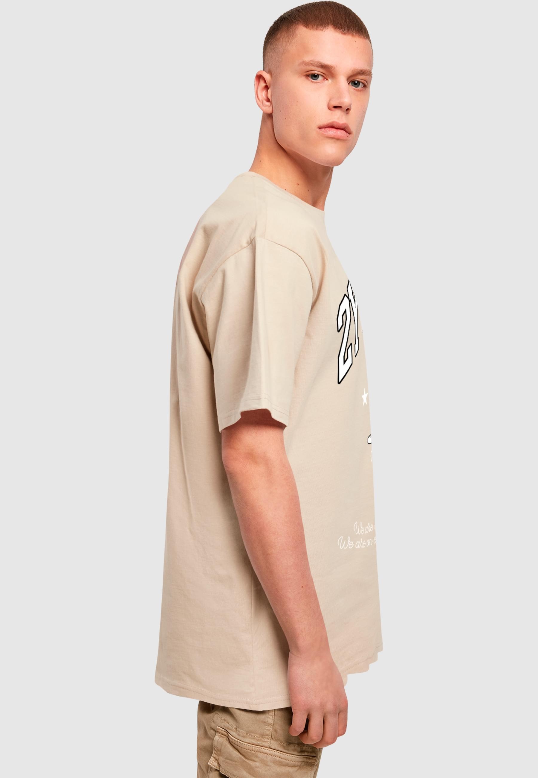 2Y Studios T-Shirt »2Y Studios Herren Globus Oversize Tee«, (1 tlg.)