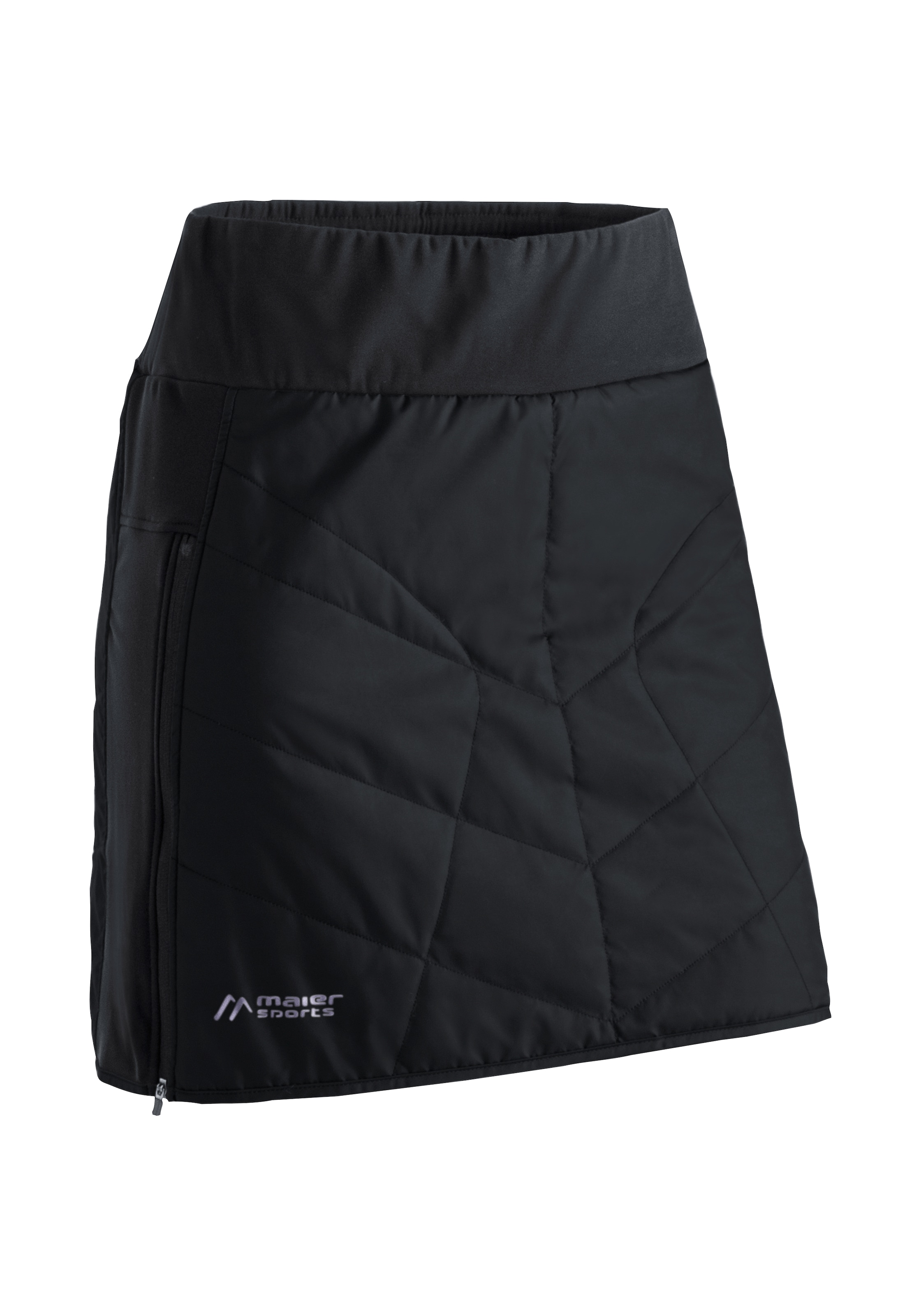 Maier Sports Sweatrock "Skjoma Skirt W", Damen Überrock, atmungsaktiv und windabweisend, elastischer Bund