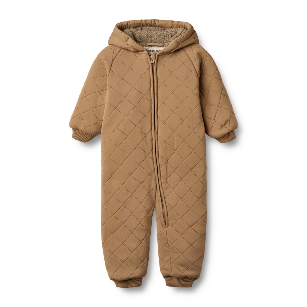 WHEAT Mädchen Schneeoverall "Thermo Suit Krammo", Gr. 80hazel, Obermaterial: 100% Polyester, unifarben, Overalls, wasserdicht