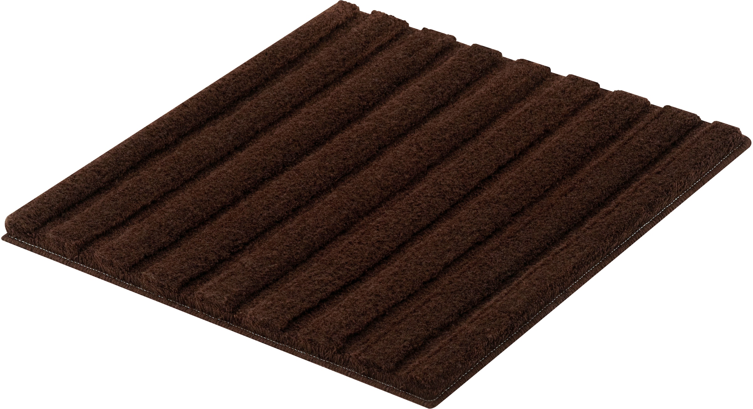 Kleine Wolke Badematte "Cord" Höhe 25 mm rutschhemmend beschichtet fußboden günstig online kaufen