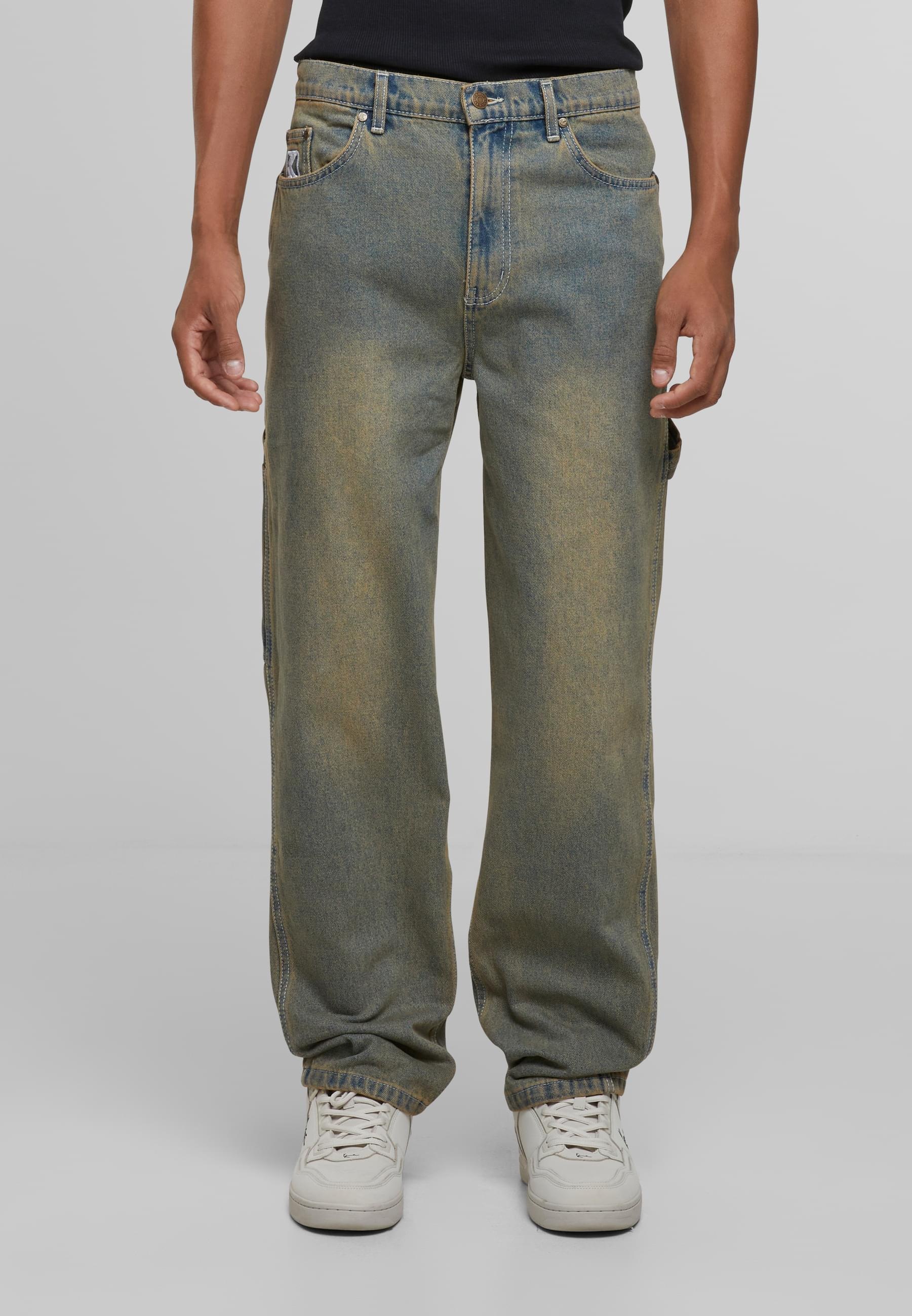 Karl Kani Bequeme Jeans »Karl Kani Herren KK OG Baggy Workwear Denim«, (1 tlg.)