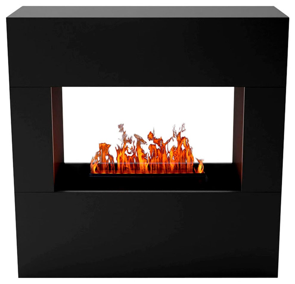 GLOW FIRE Elektrokamin »»Goethe««, Wasserdampfkamin mit 3D Feuer mit integriertem Knistereffekt